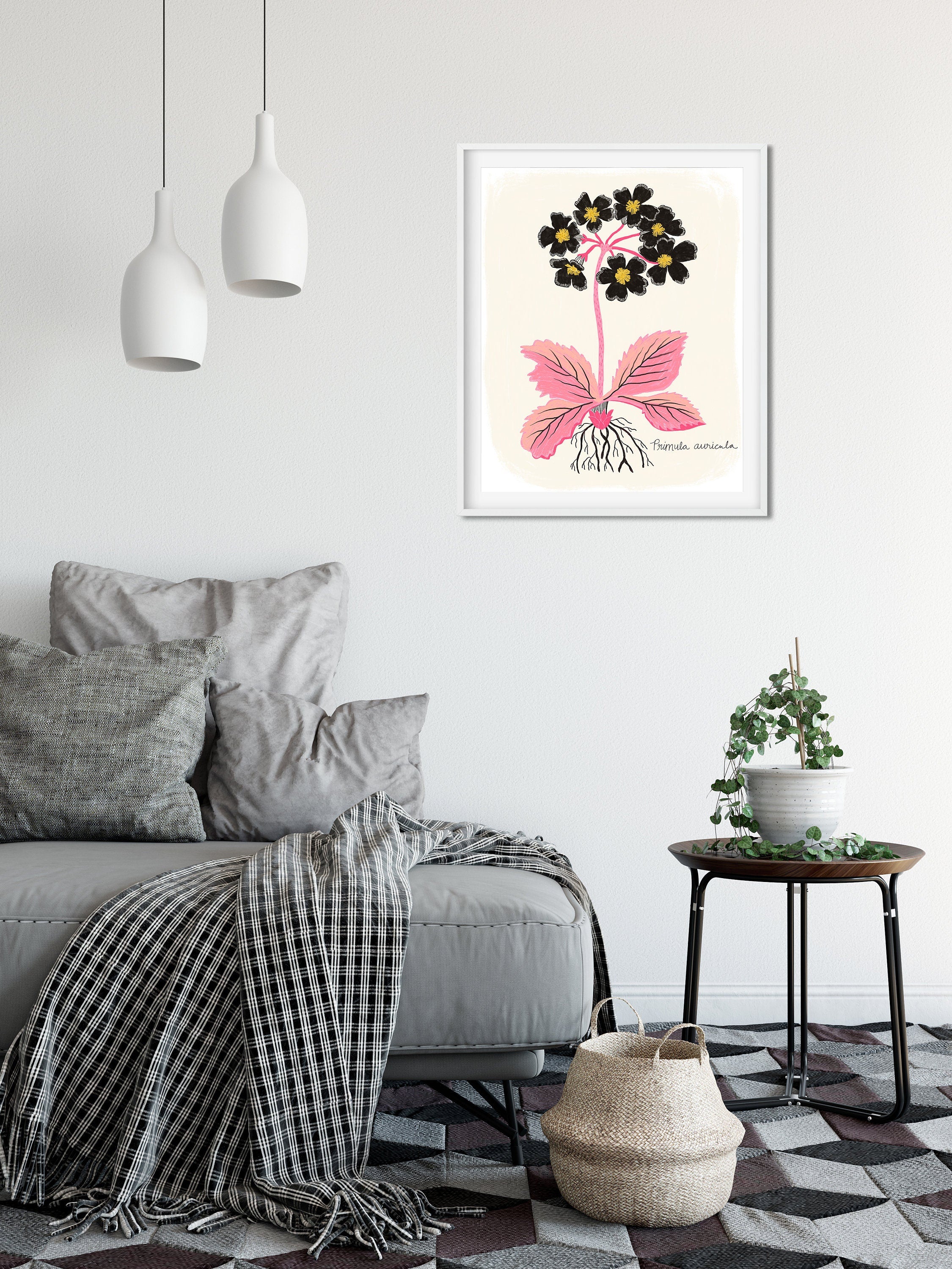 Black Primrose - Art Print