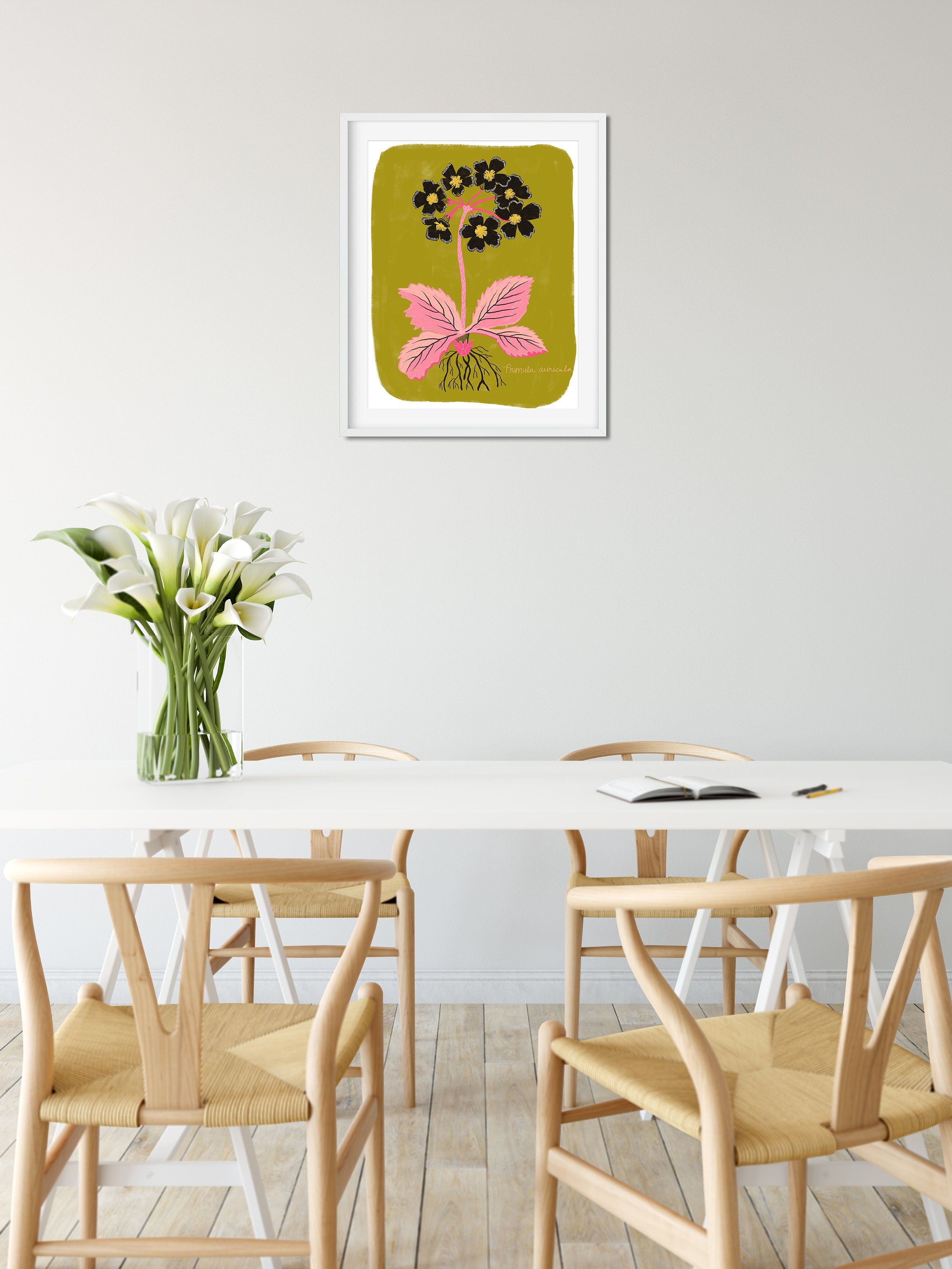Black Primrose - Art Print