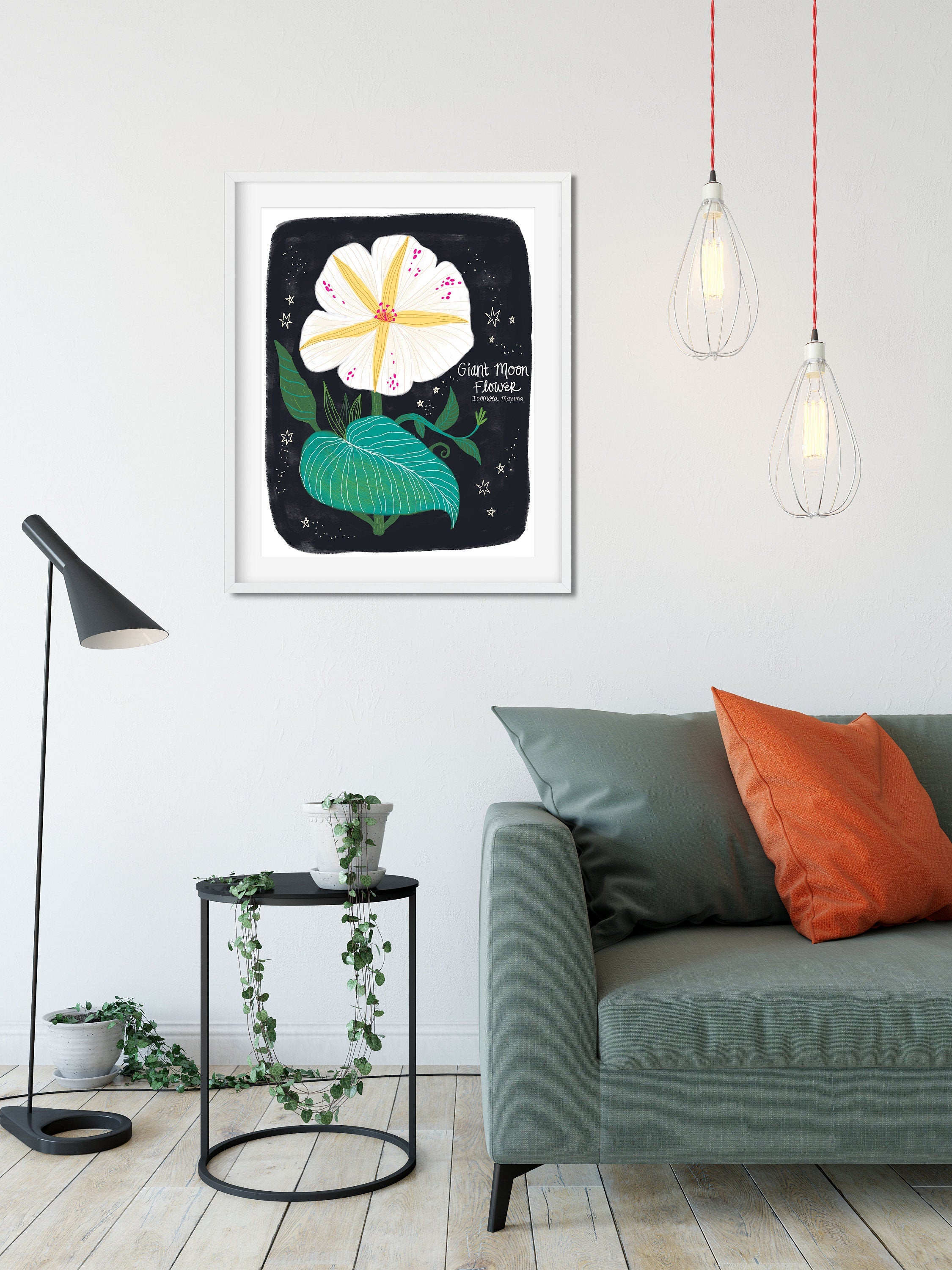 Magical Moon Flower - Art Print
