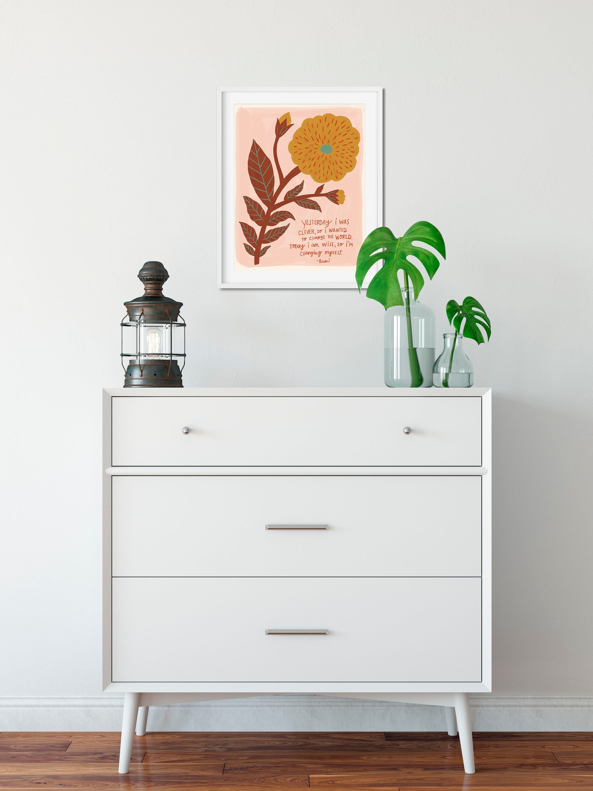 Rumi Quote - Art Print