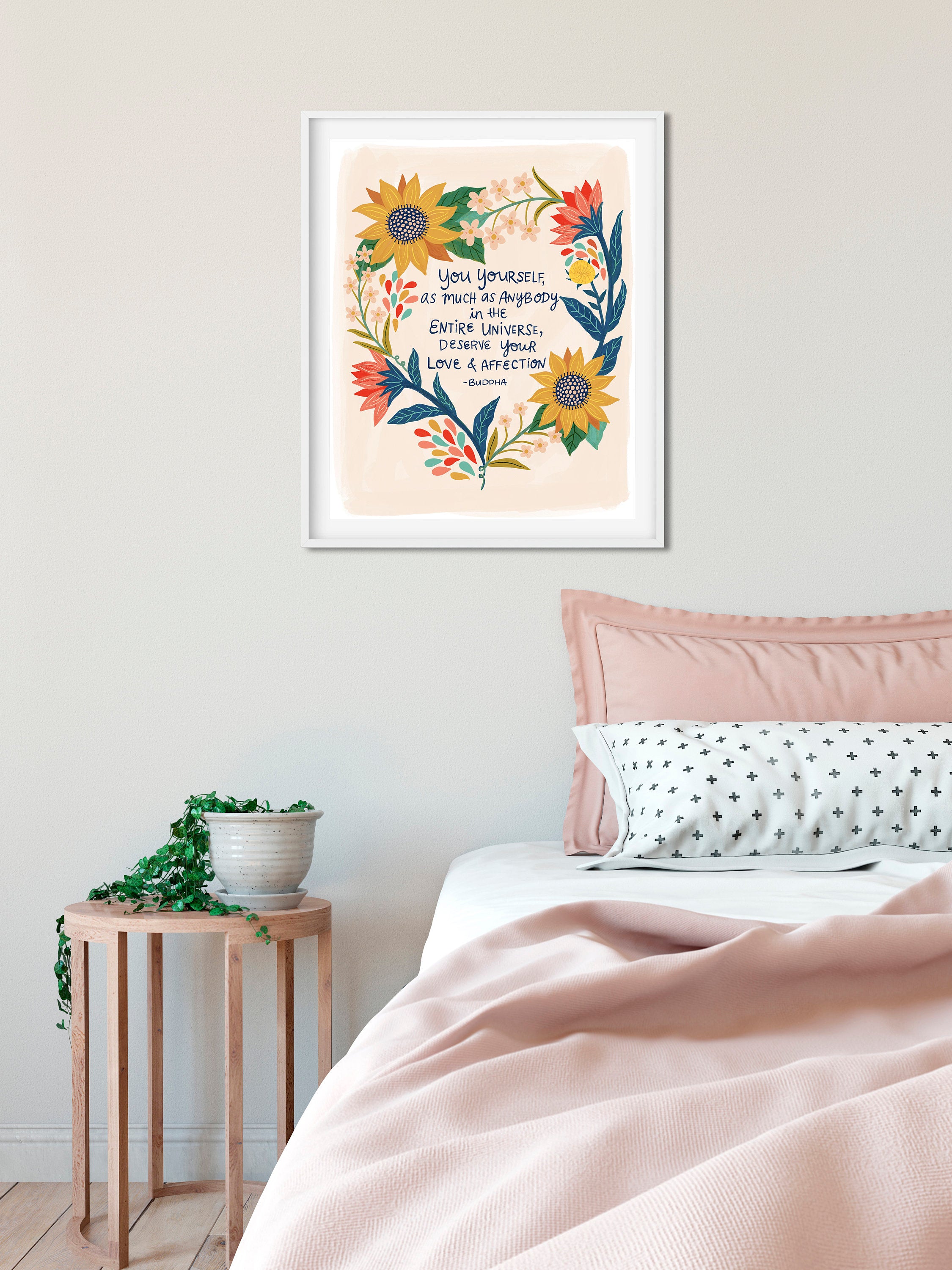 Buddha Self Love - Art Print