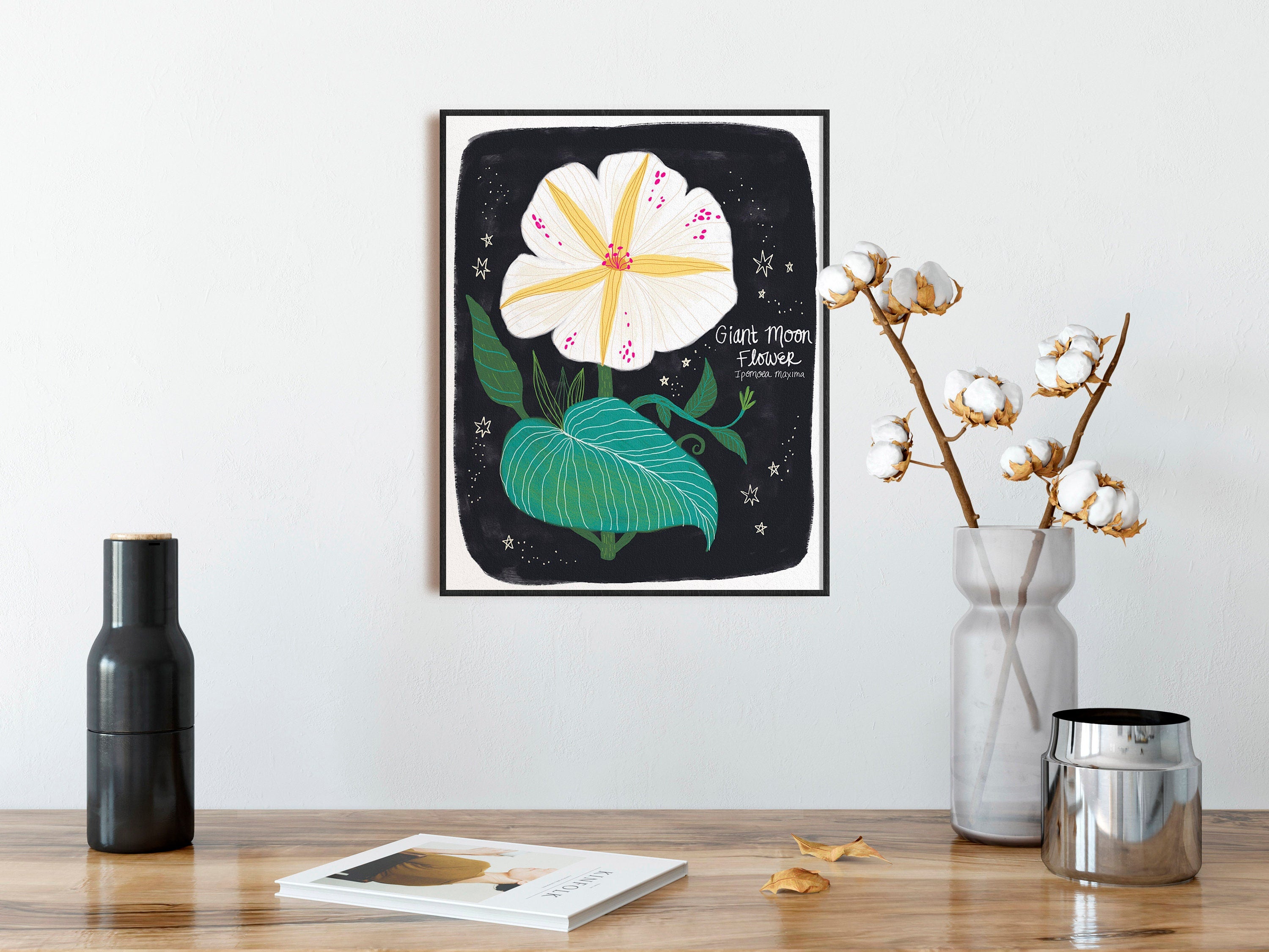 Magical Moon Flower - Art Print