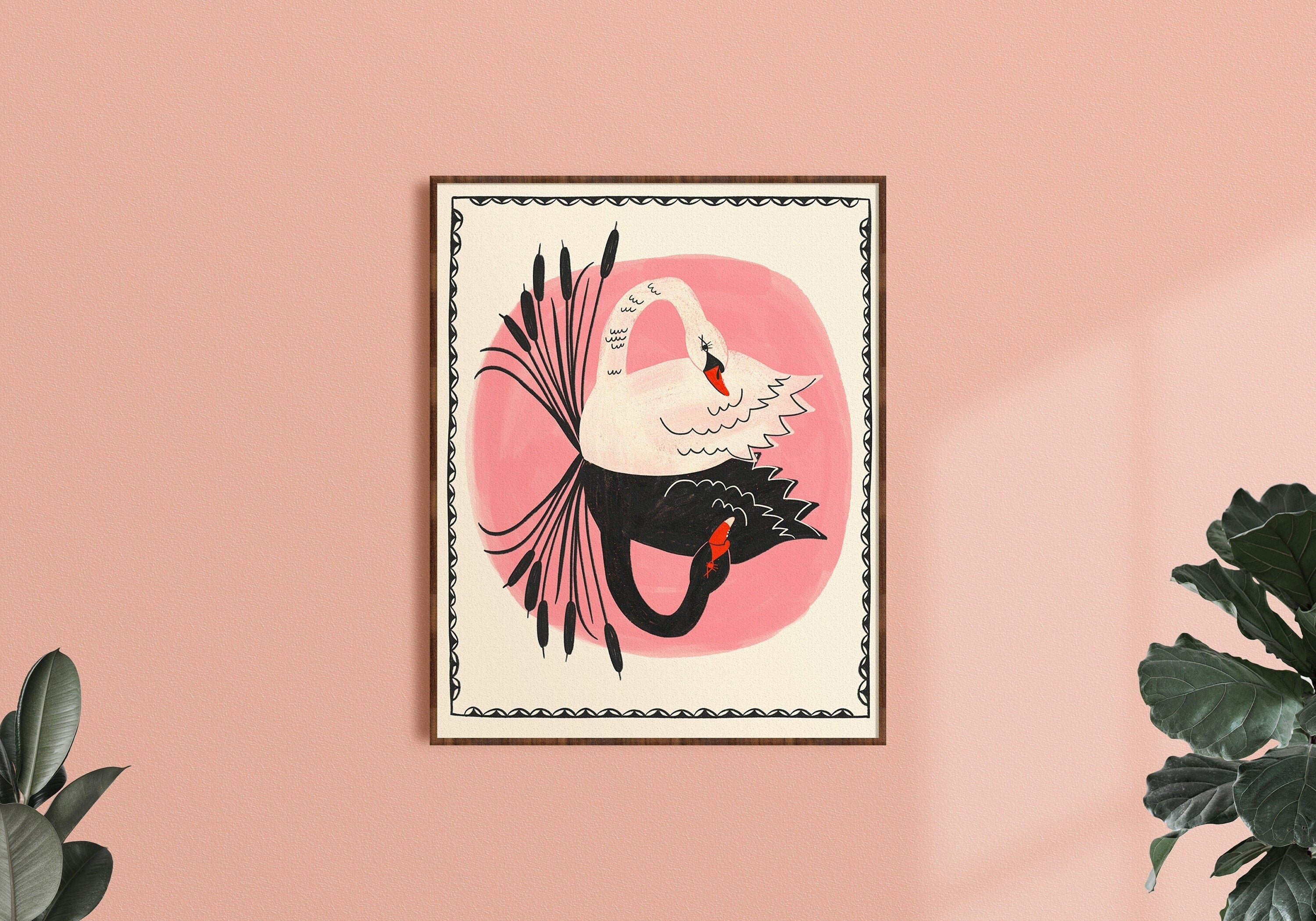 Fairytale Swan - Art Print