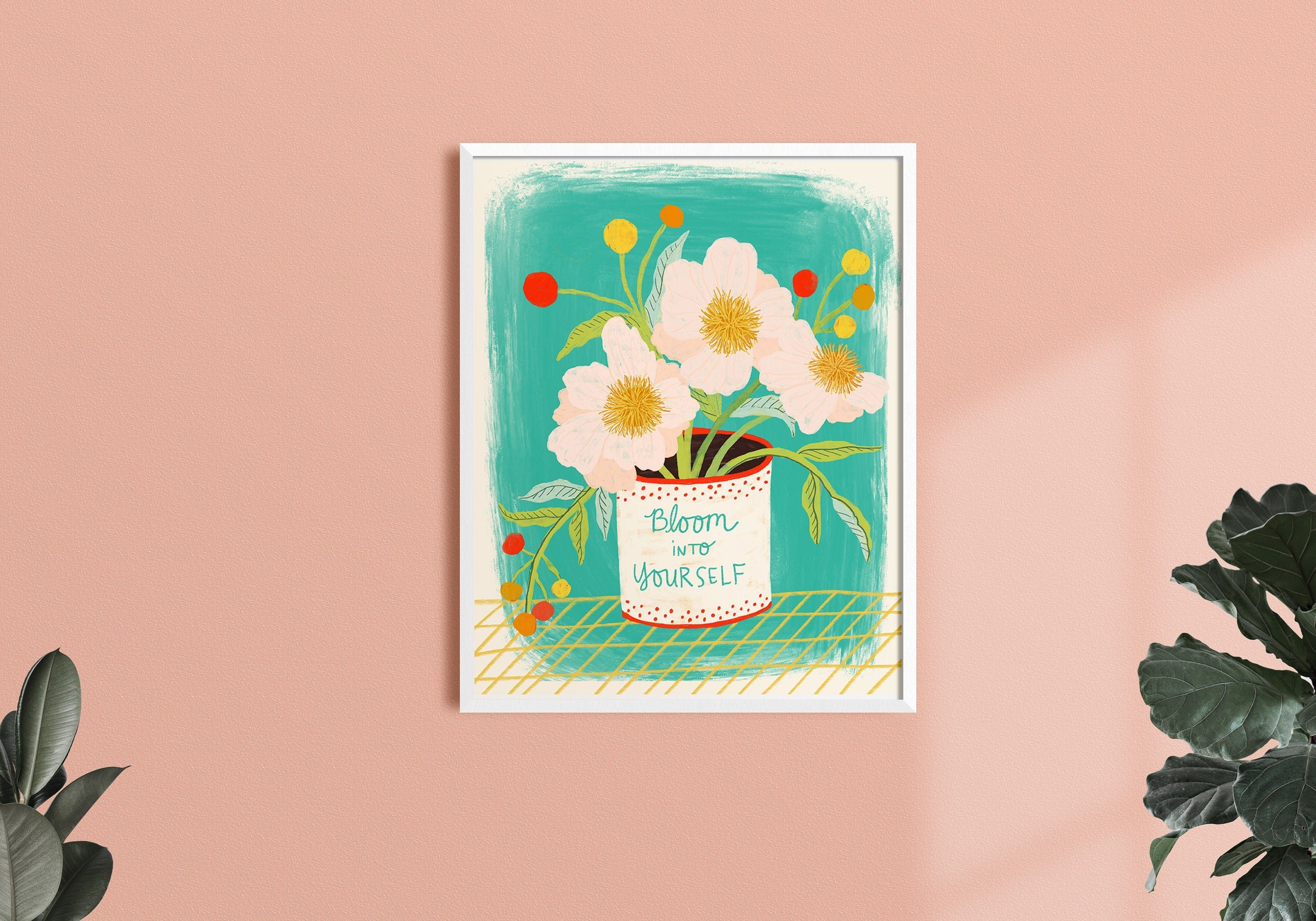 Bloom Into Yourself - Art Print