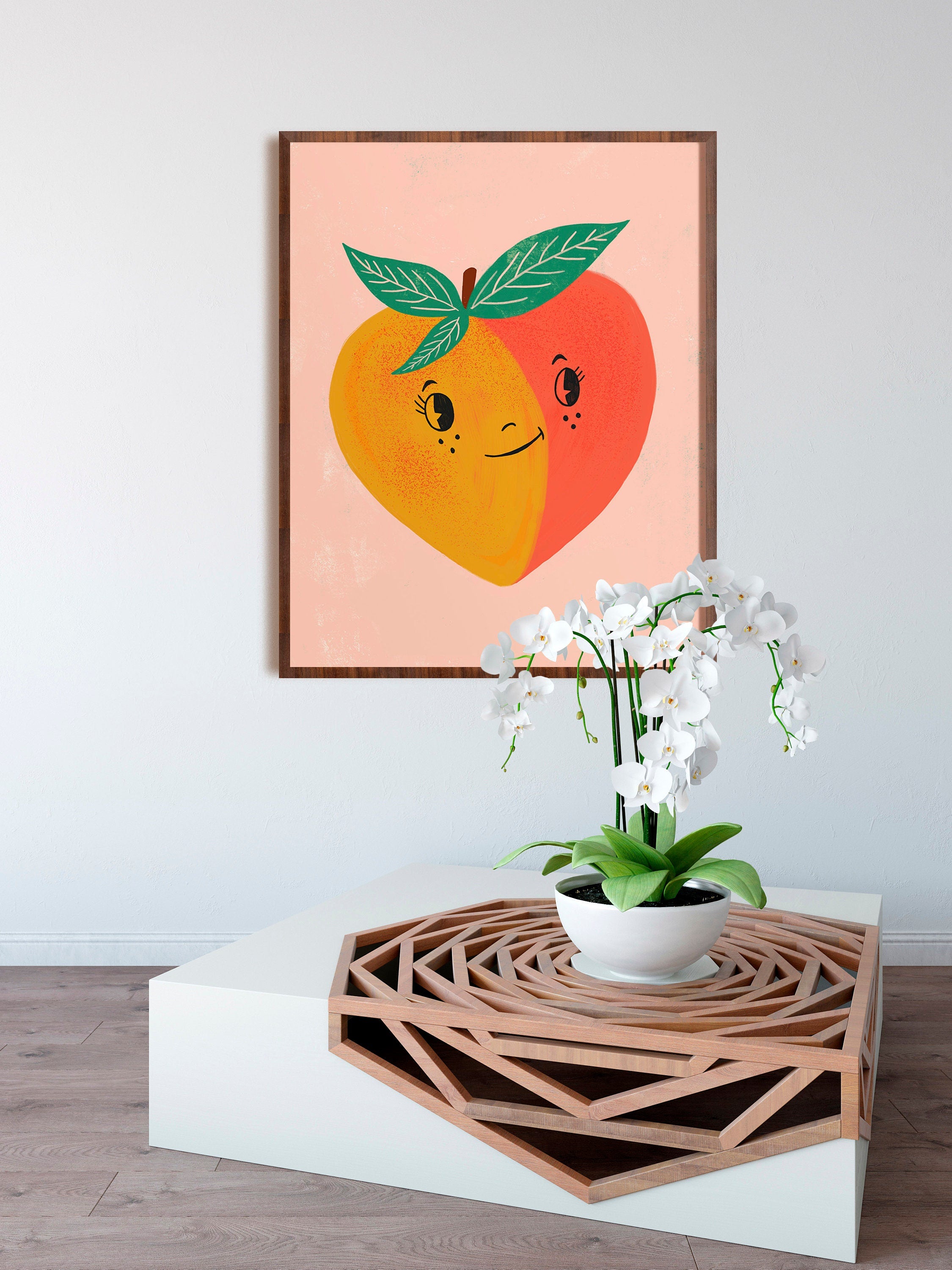 Peachy Keen - Art Print