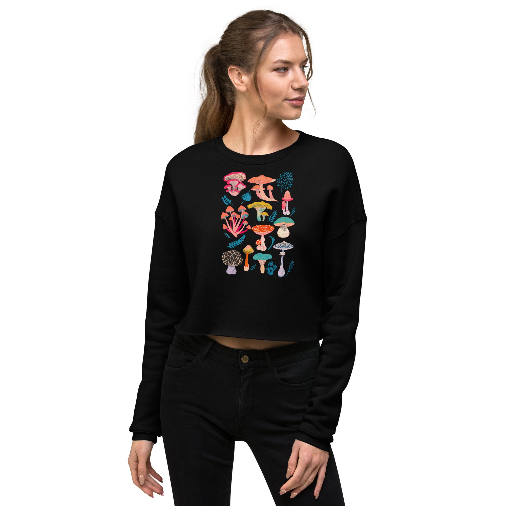 Mushroom Crop Sweatshirt