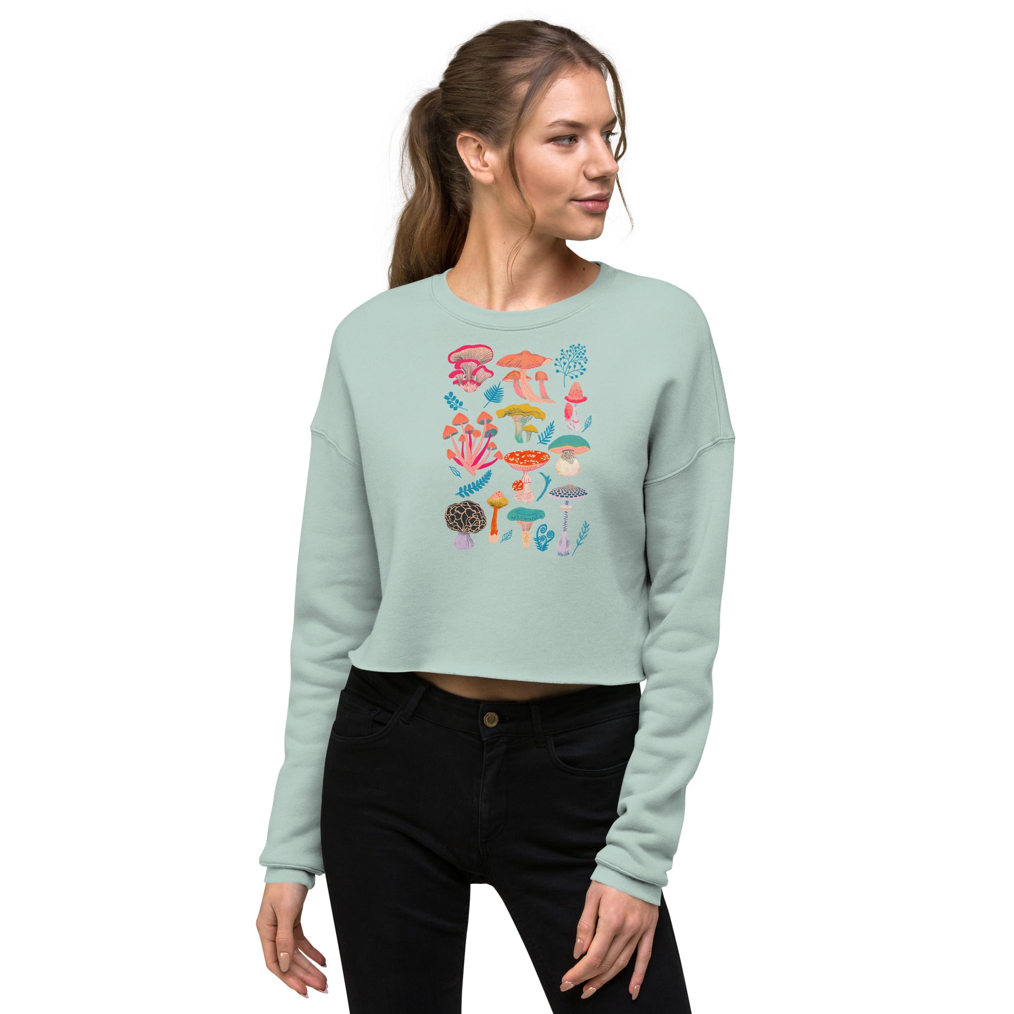 Mushroom Crop Sweatshirt
