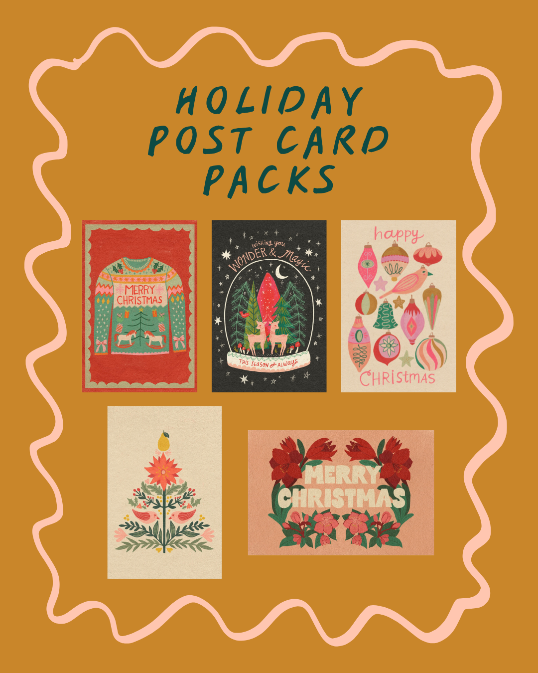 Christmas Postcard Pack | Pre-Order | 10 postcards