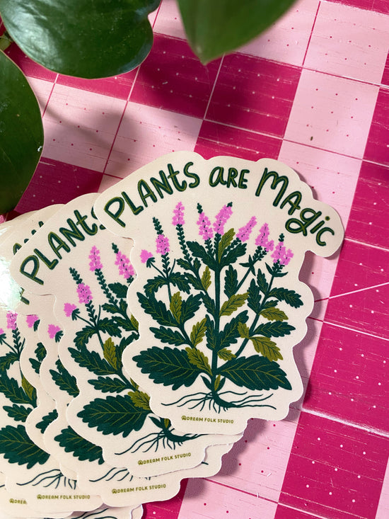 Plants are Magic Sticker