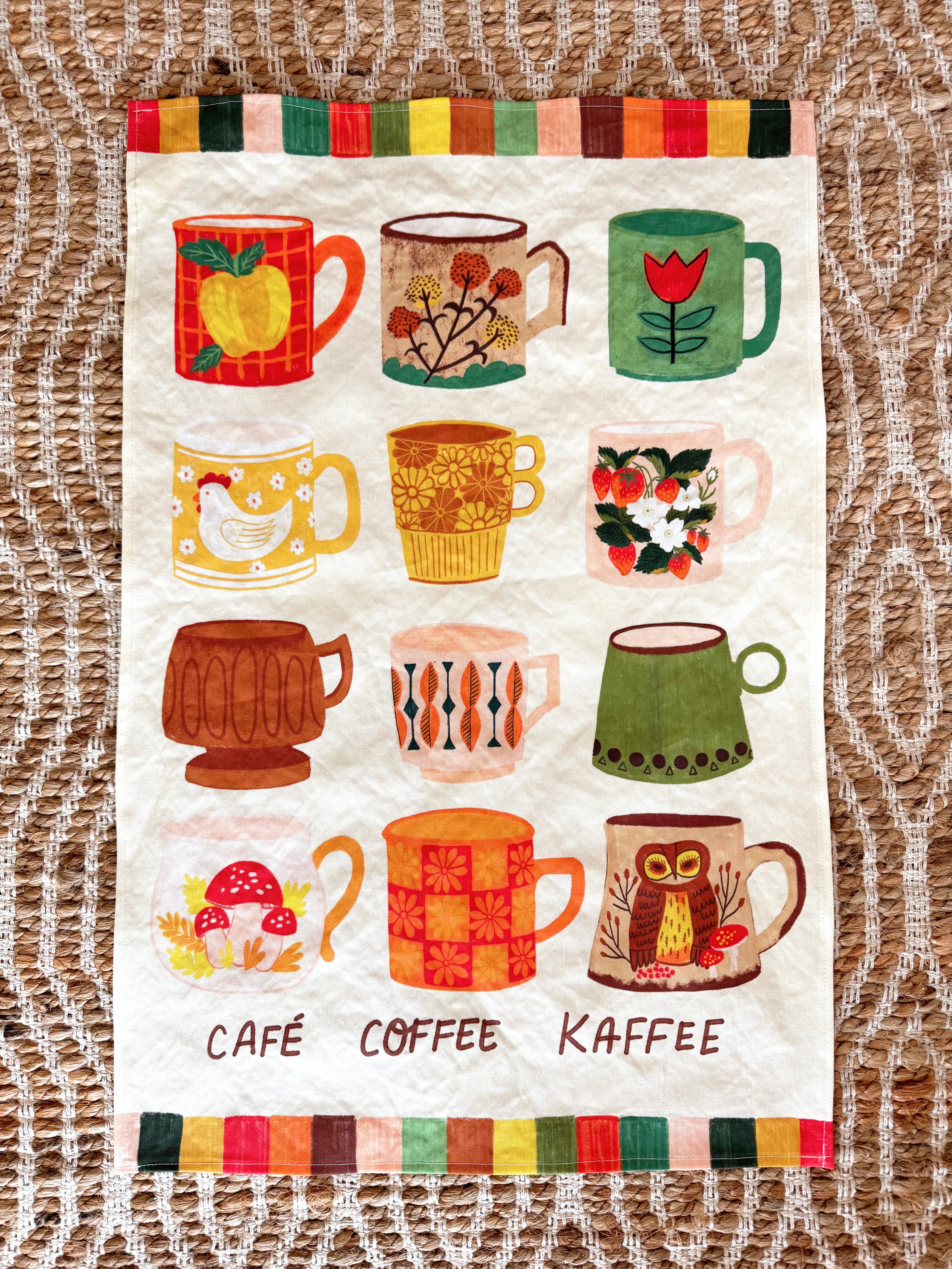 Vintage Things Tea Towel Set of 2