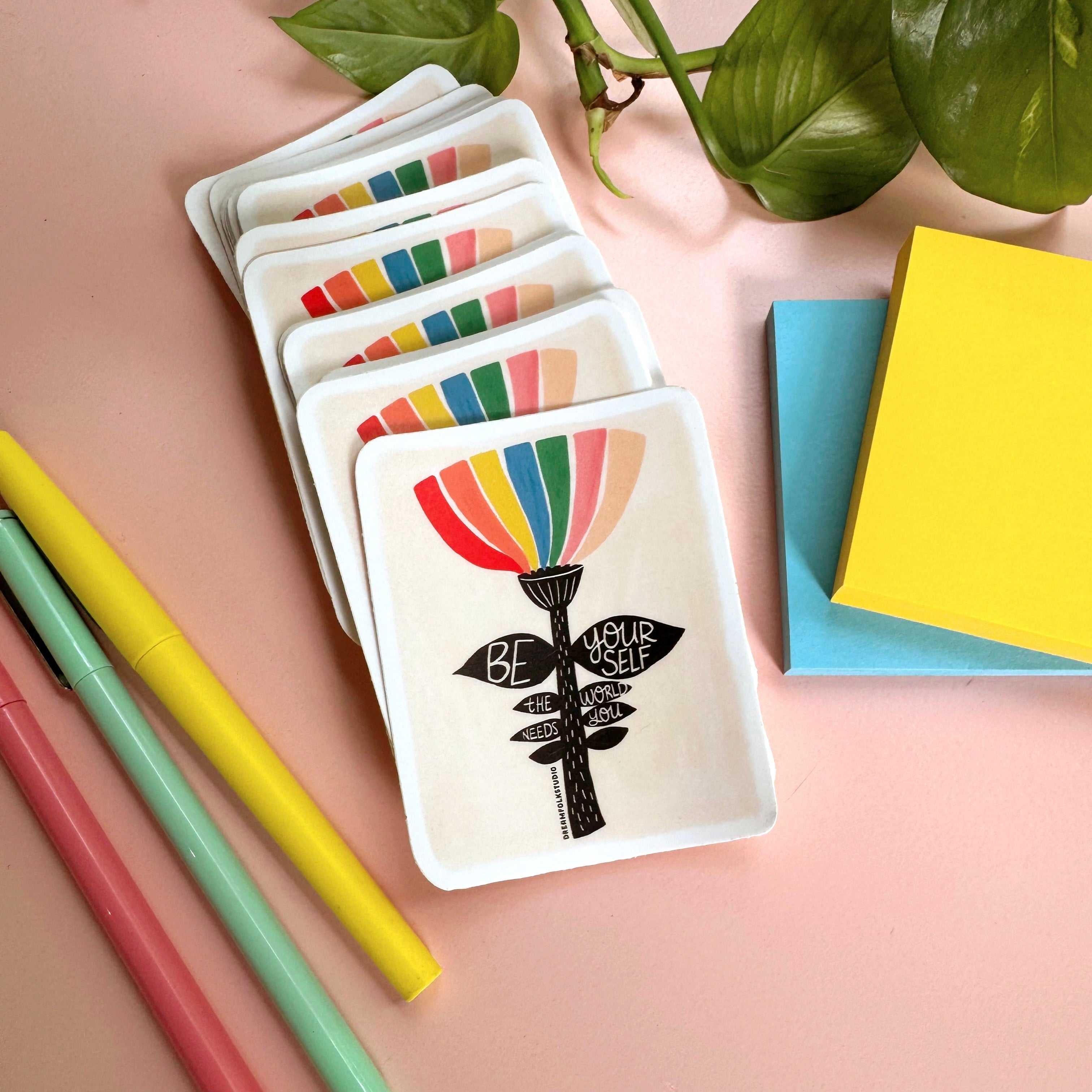 Be Yourself, the World Needs You Sticker - Vinyl Sticker