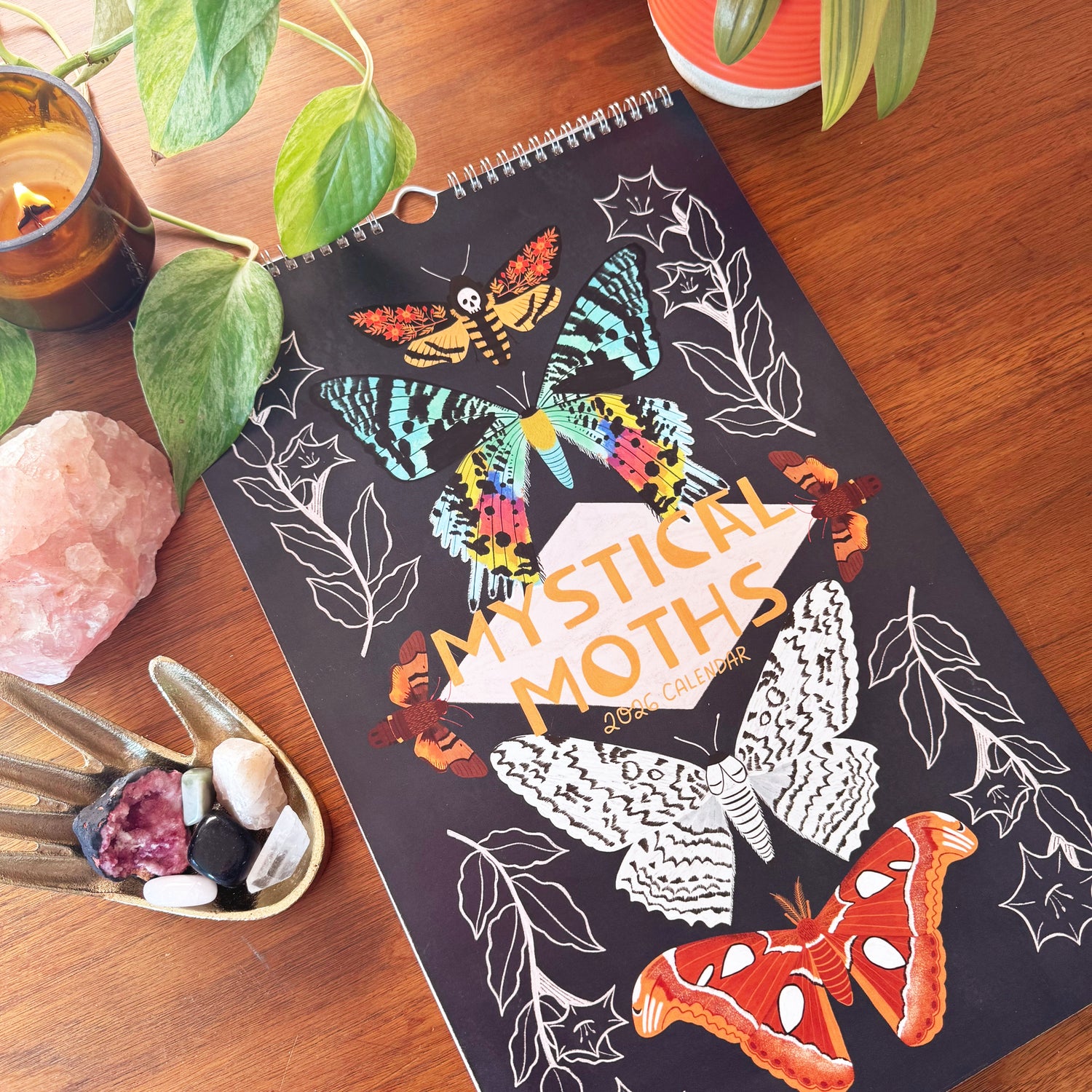 Mystical Moths 2026 Wall calendar