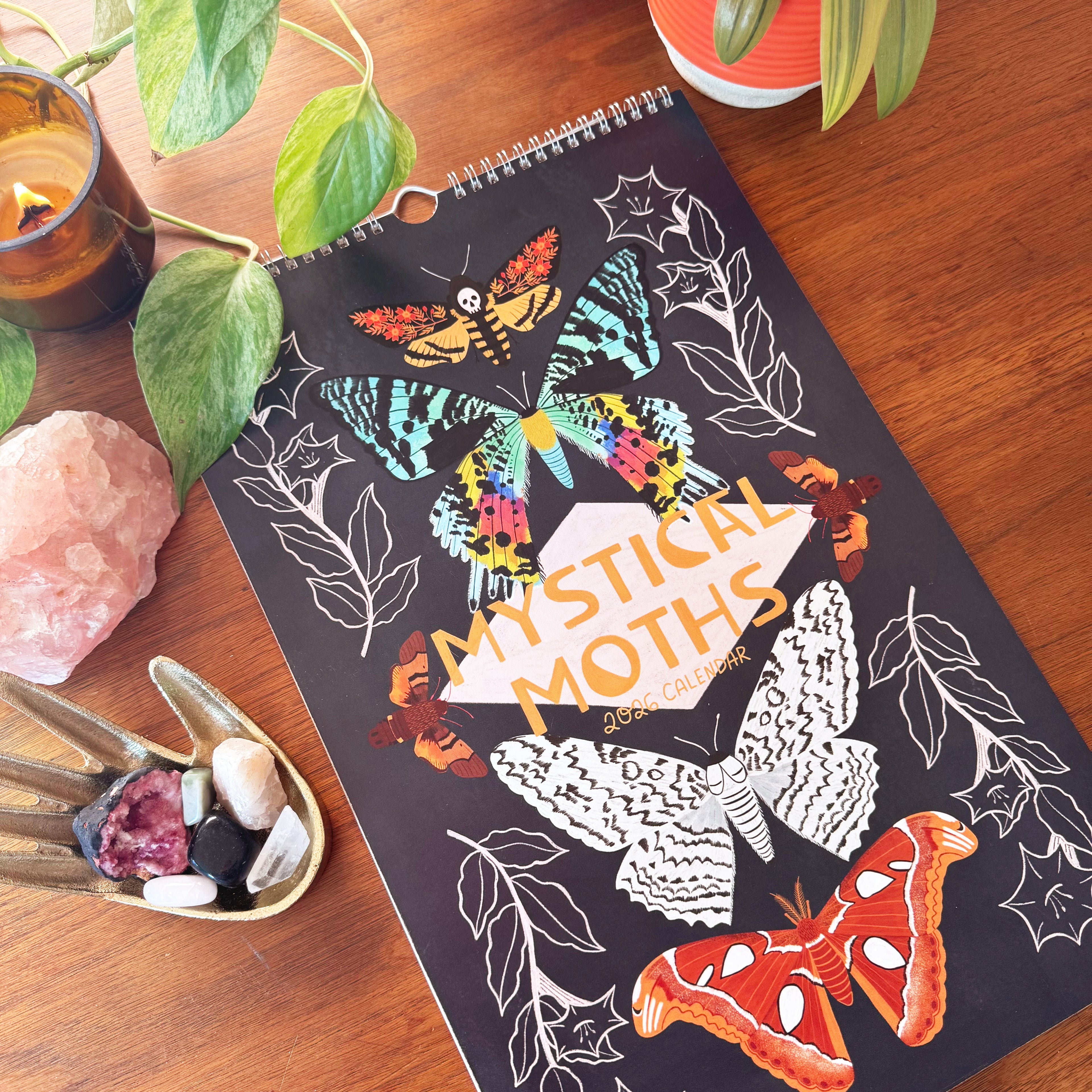 Mystical Moths 2026 Wall calendar
