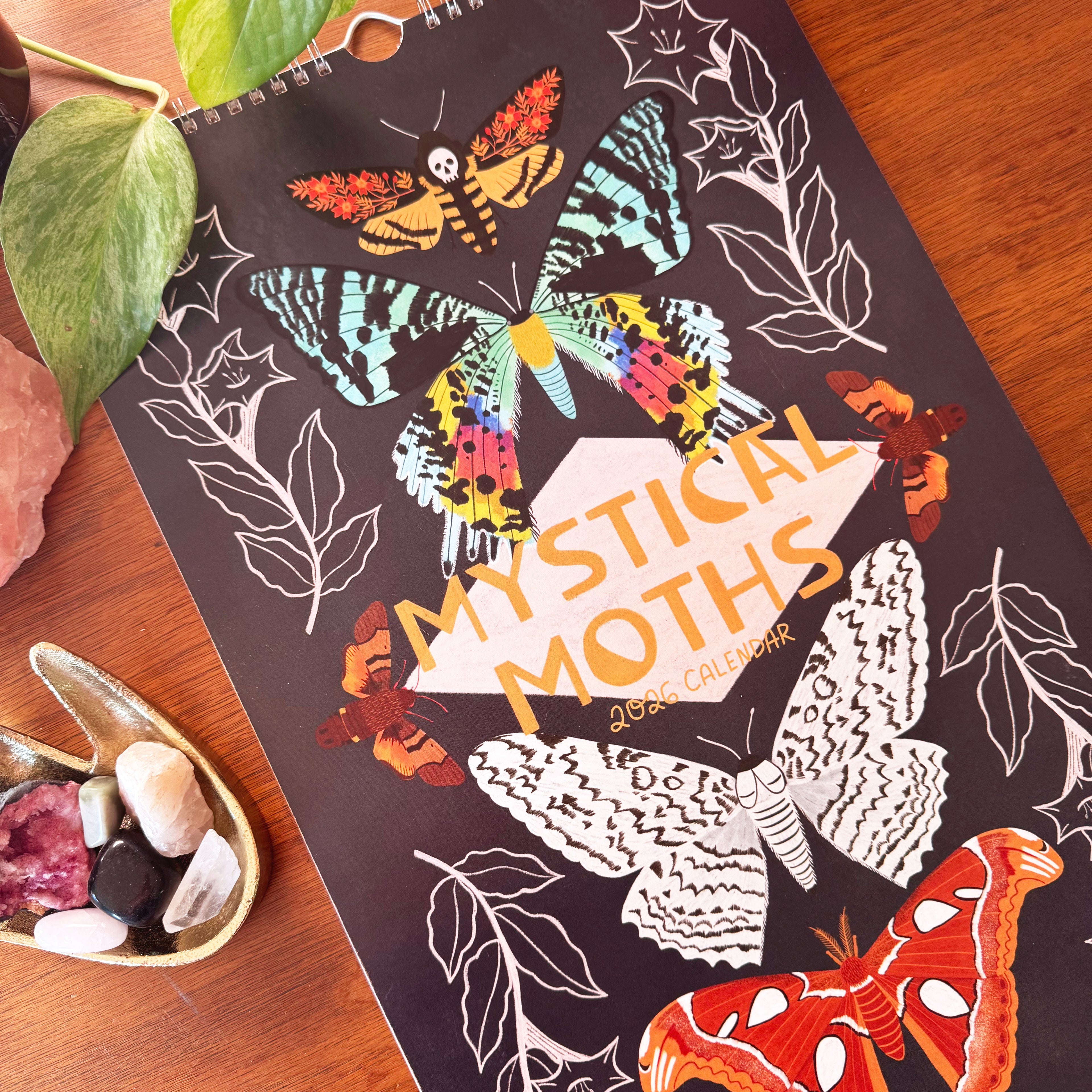 Mystical Moths 2026 Wall calendar