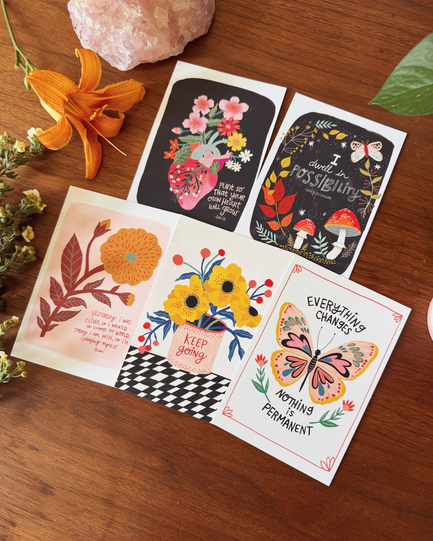 Growth &amp; Change Postcard Collection - Set of 10