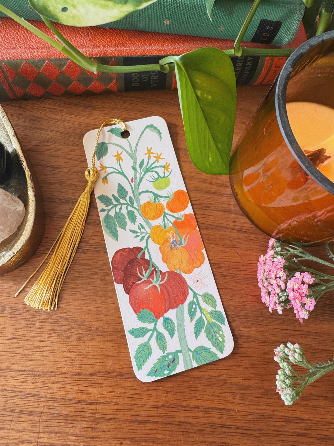 Heirloom Tomato Garden | Dream Folk Garden Bookmark