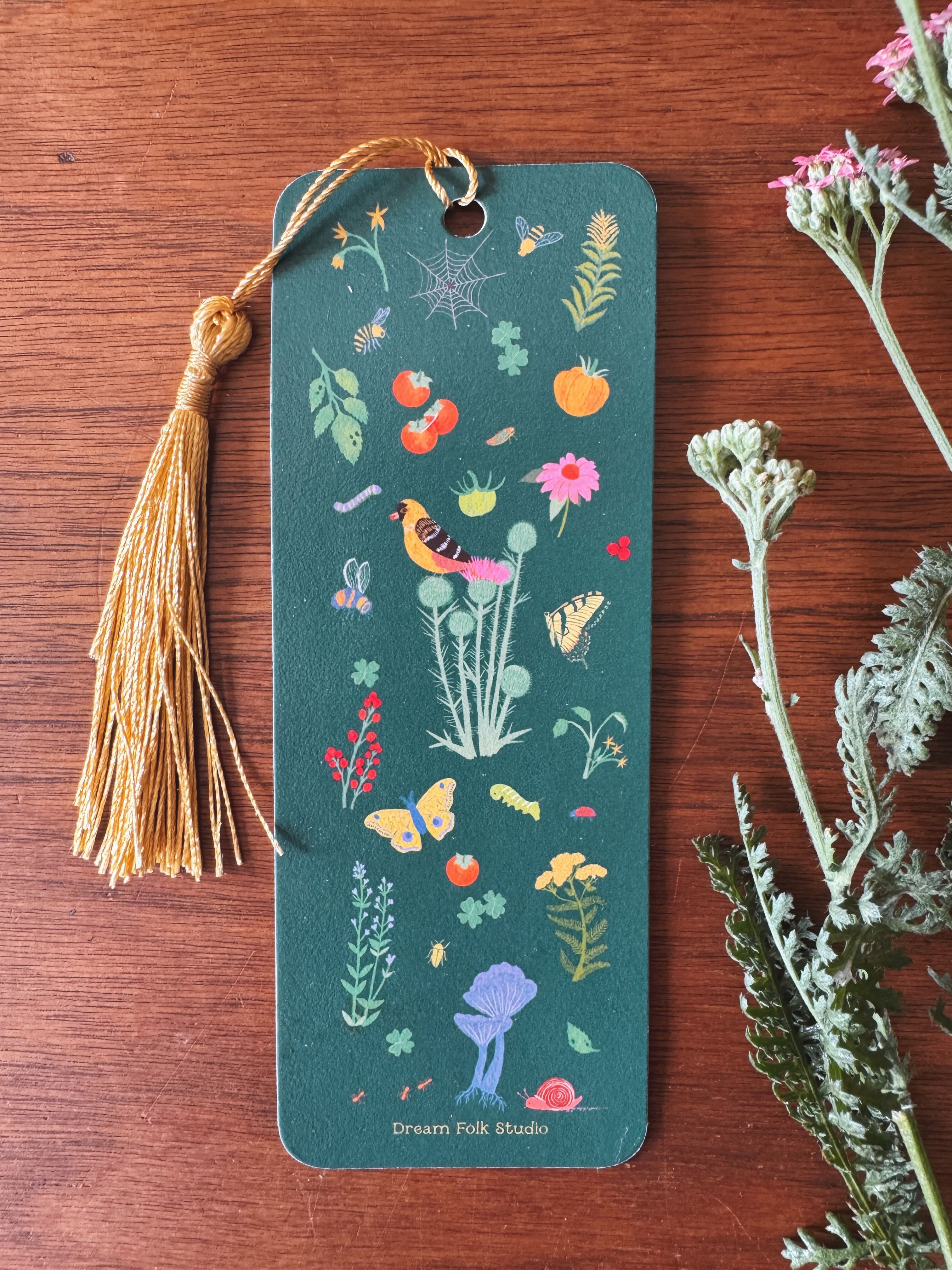 Dream Folk Garden Bookmark Set