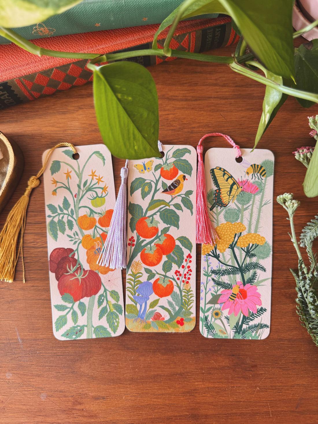 Dream Folk Garden Bookmark Set