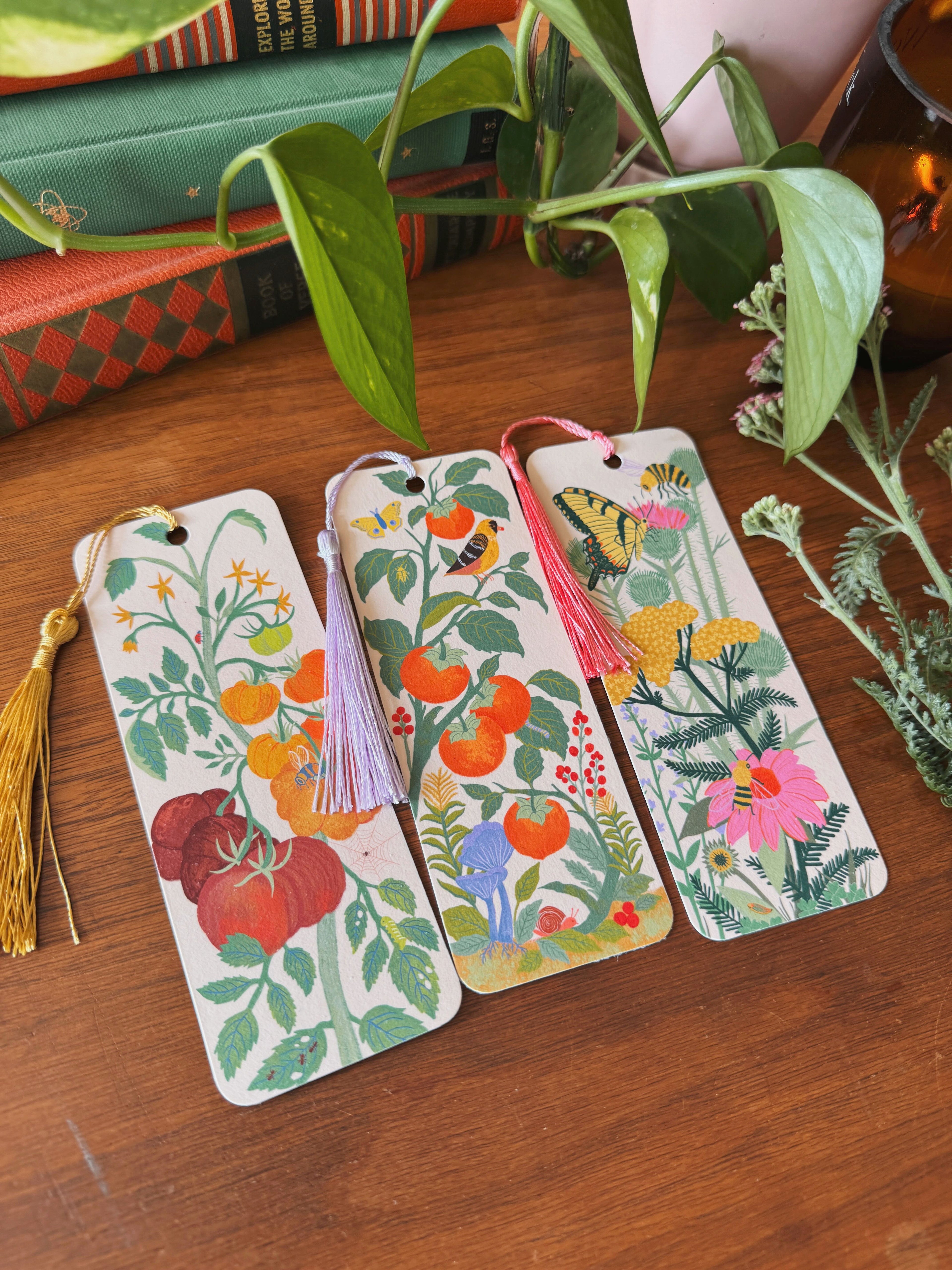 Dream Folk Garden Bookmark Set