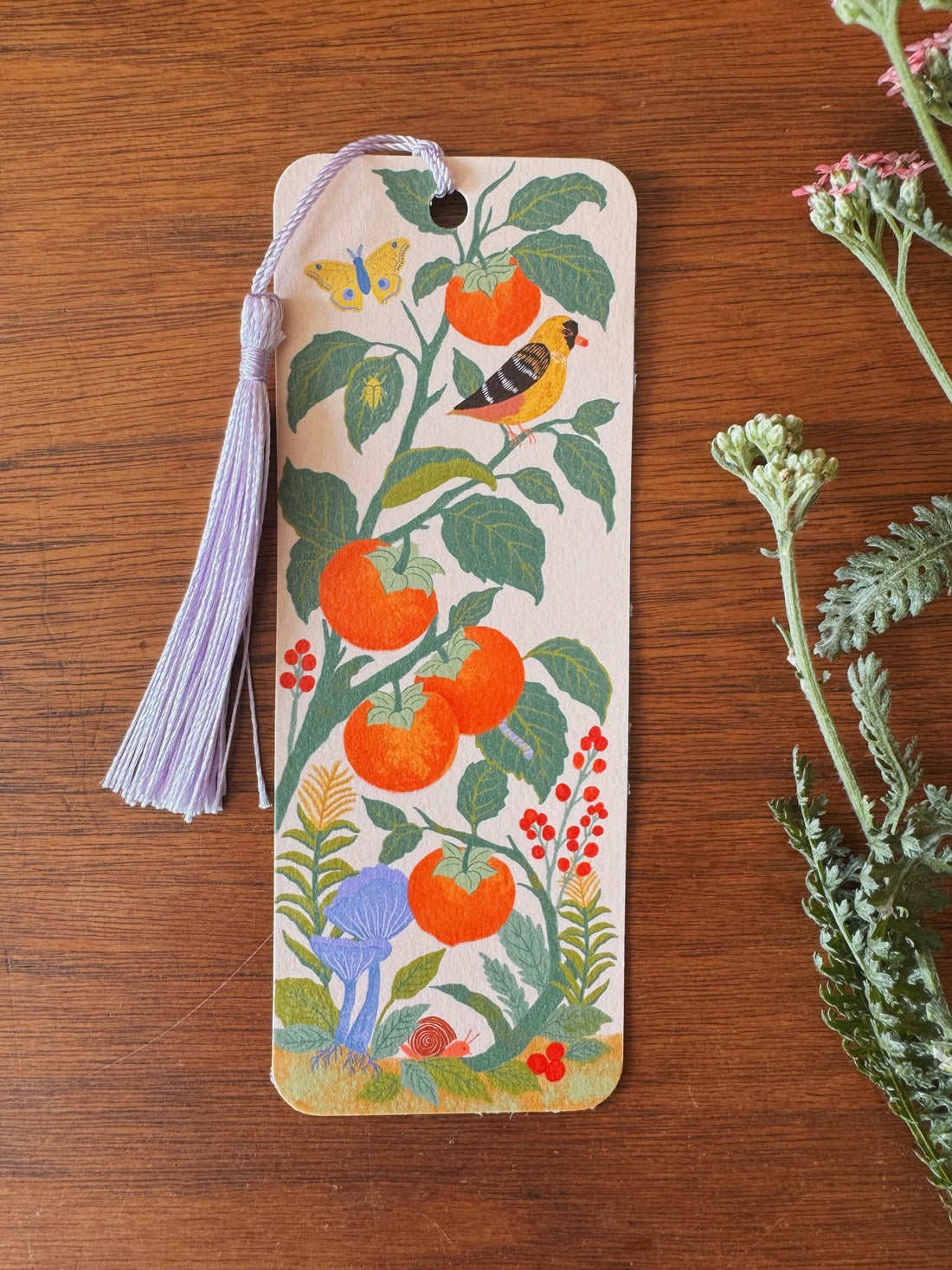 Persimmon Orchard | Dream Folk Garden Bookmark