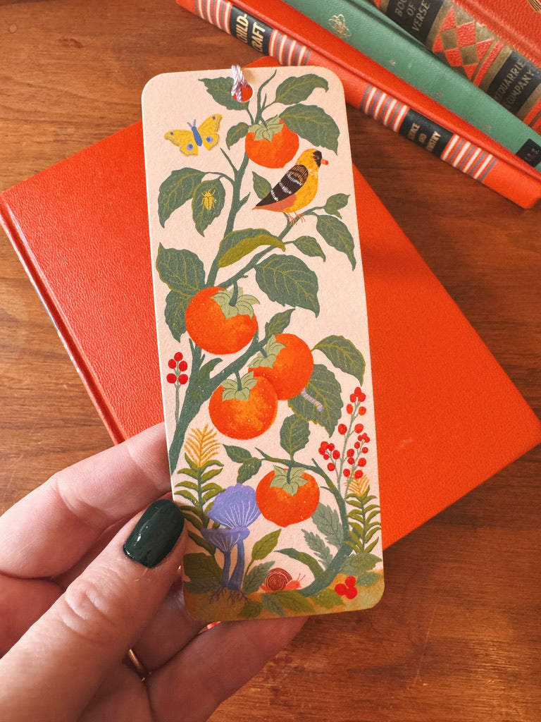 Persimmon Orchard | Dream Folk Garden Bookmark