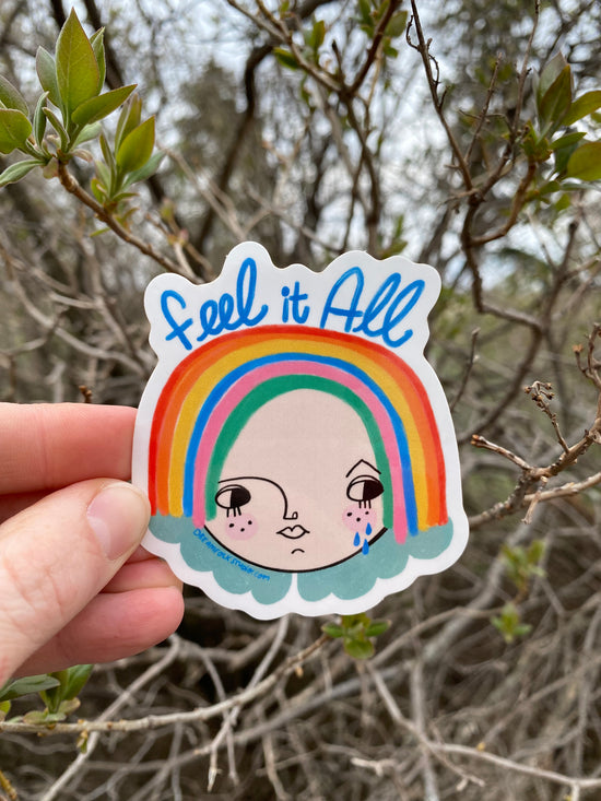 Feel it All Sticker