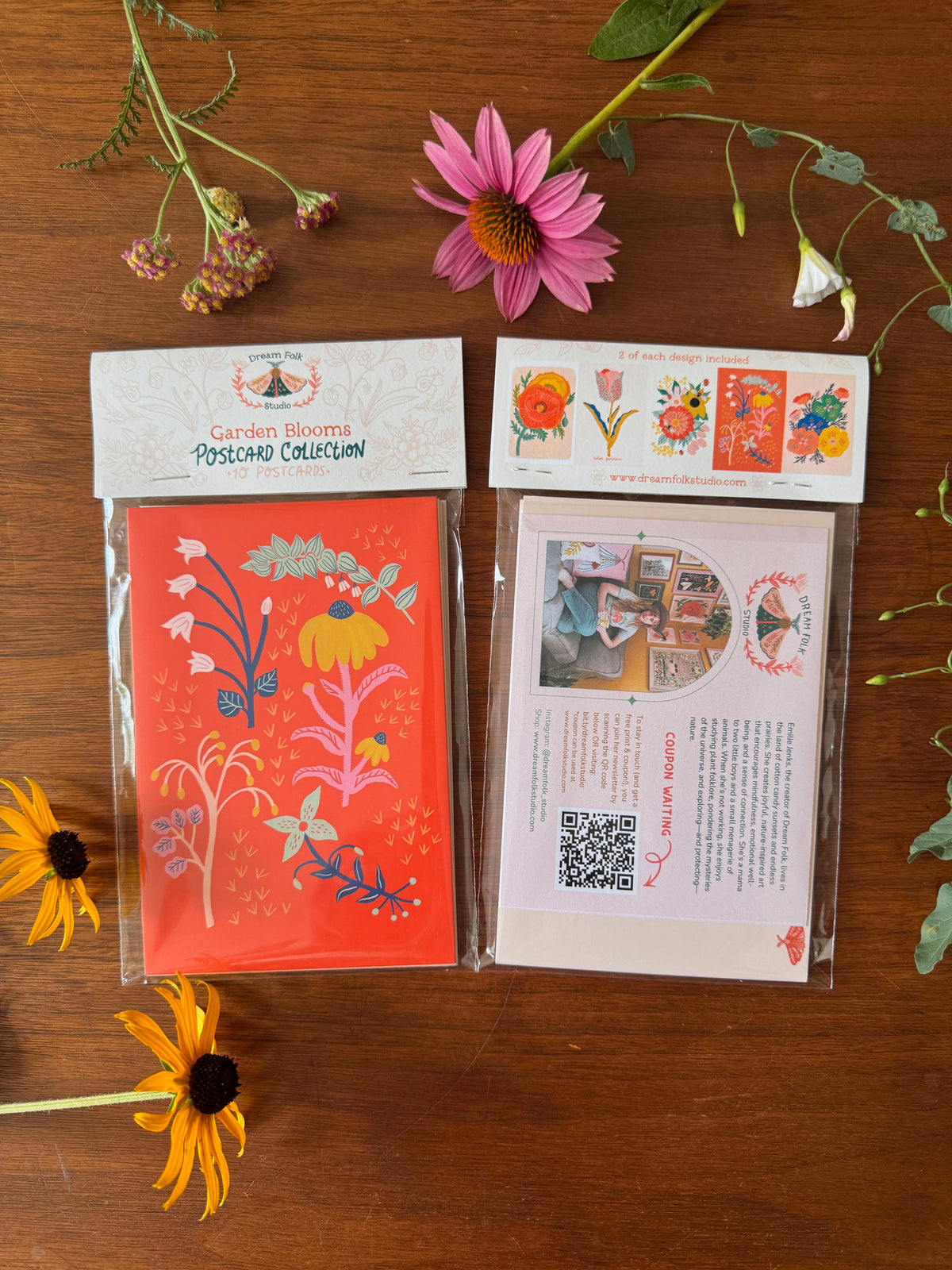 Garden Blooms Postcard Collection - Set of 10