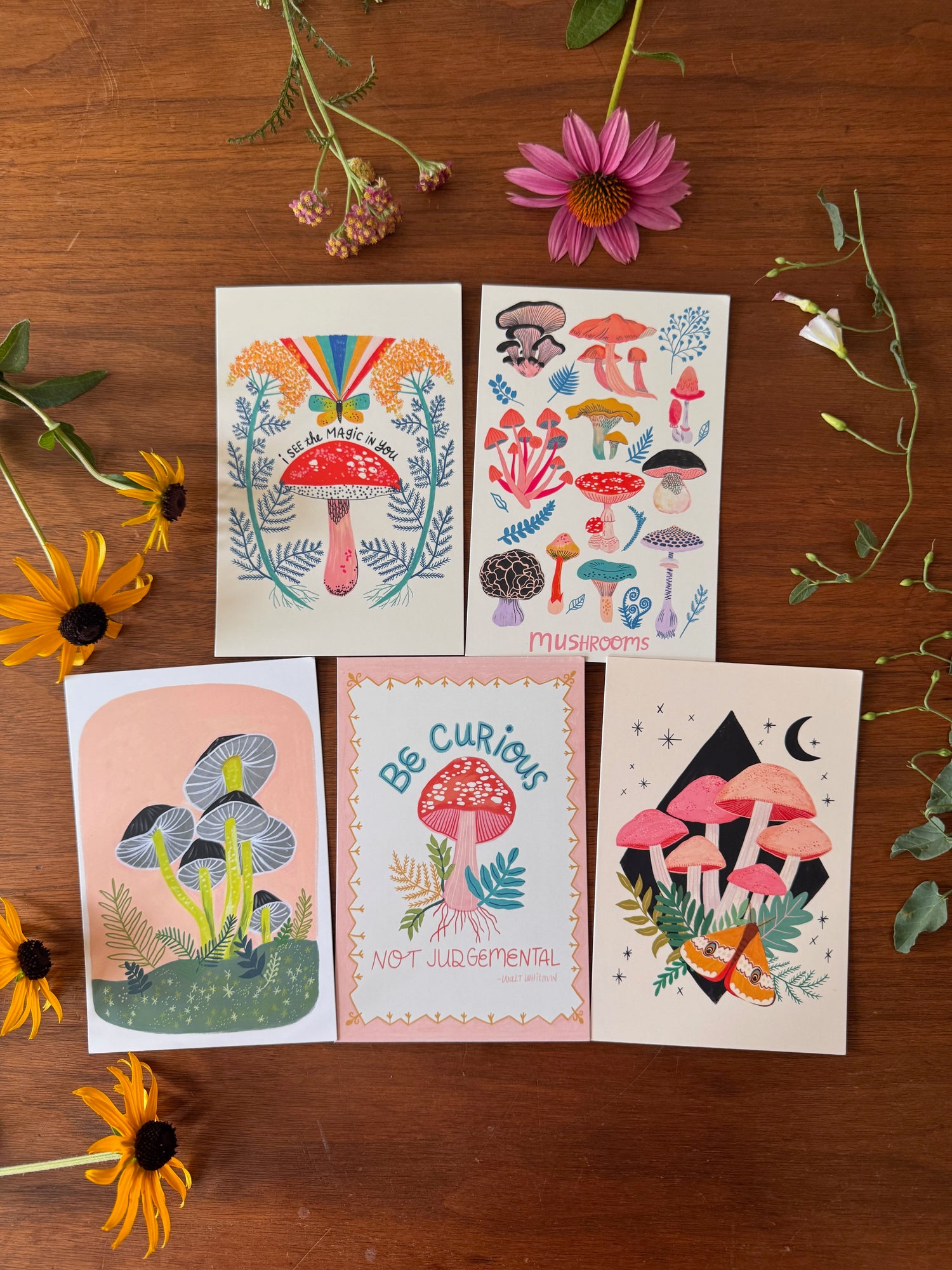 Mushroom Magic Postcard Collection - Set of 10