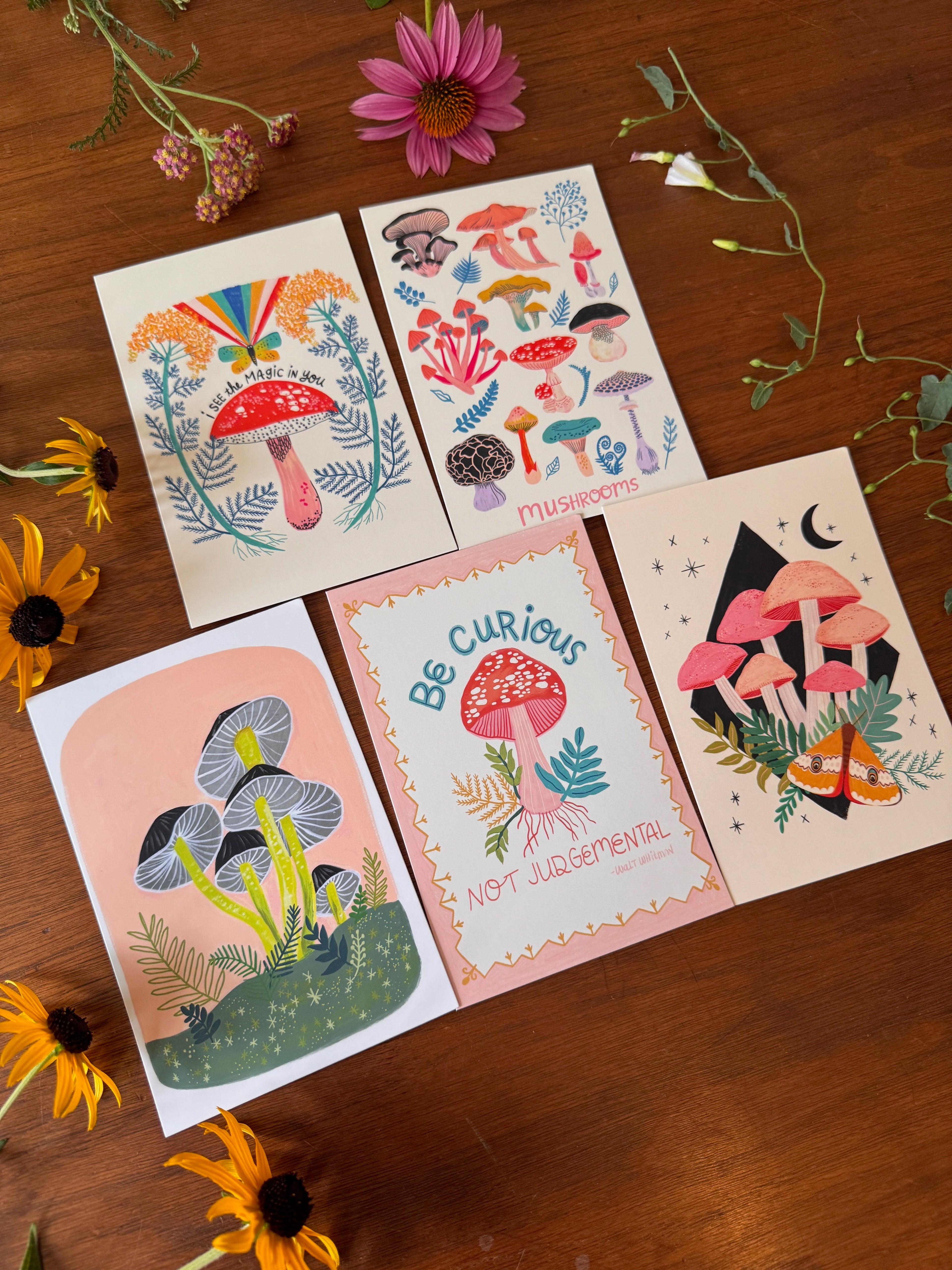 Mushroom Magic Postcard Collection - Set of 10