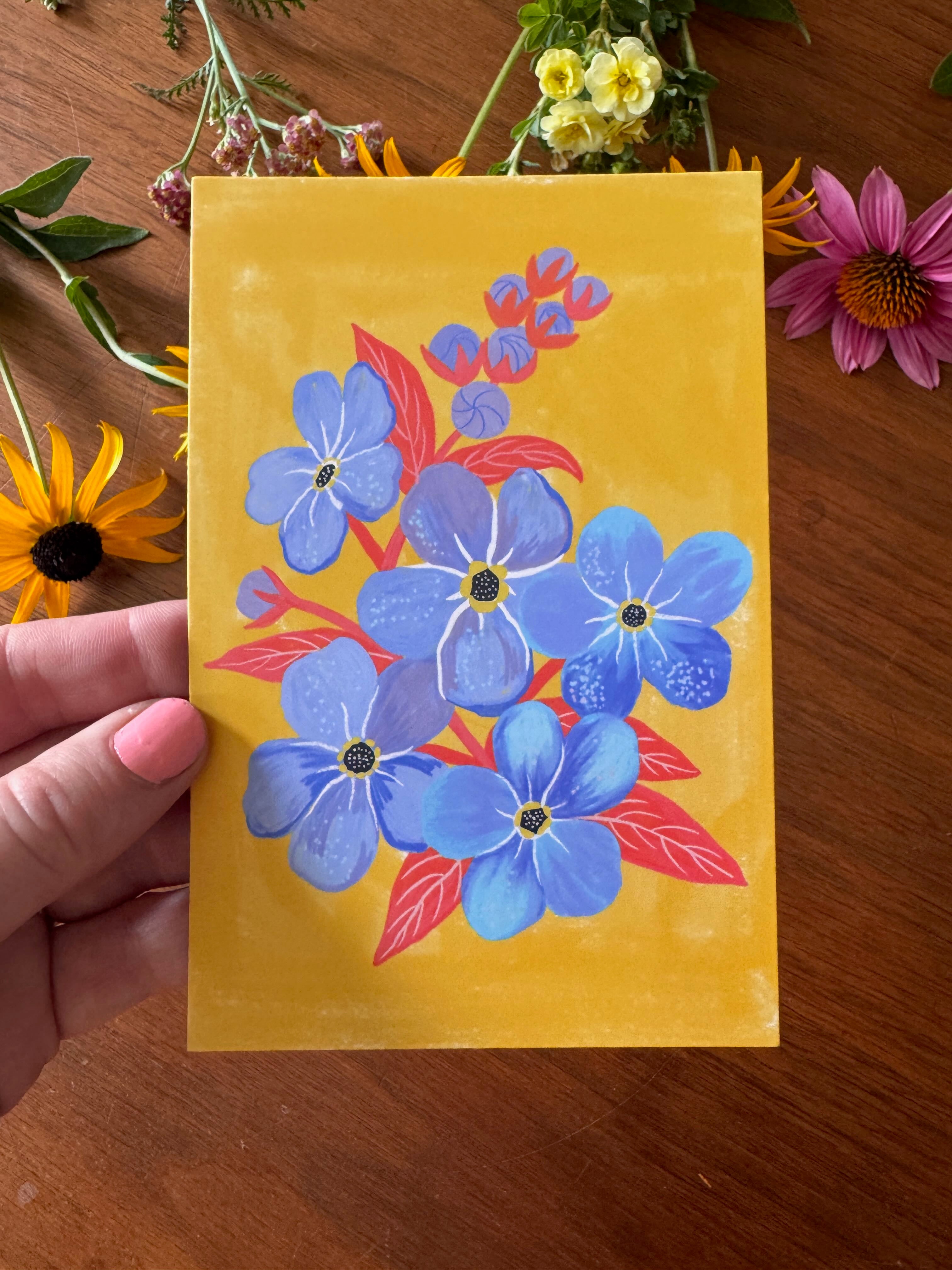 Meadow Flowers Postcard Collection - Set of 10