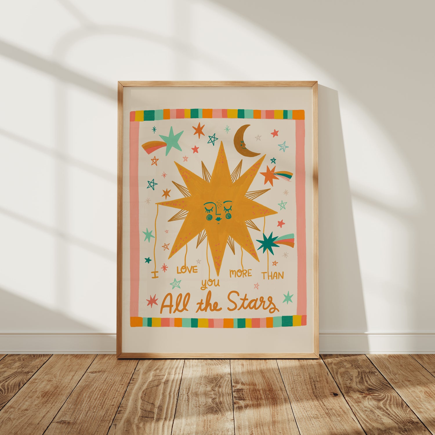 I Love You More Than All the Stars - Art Print