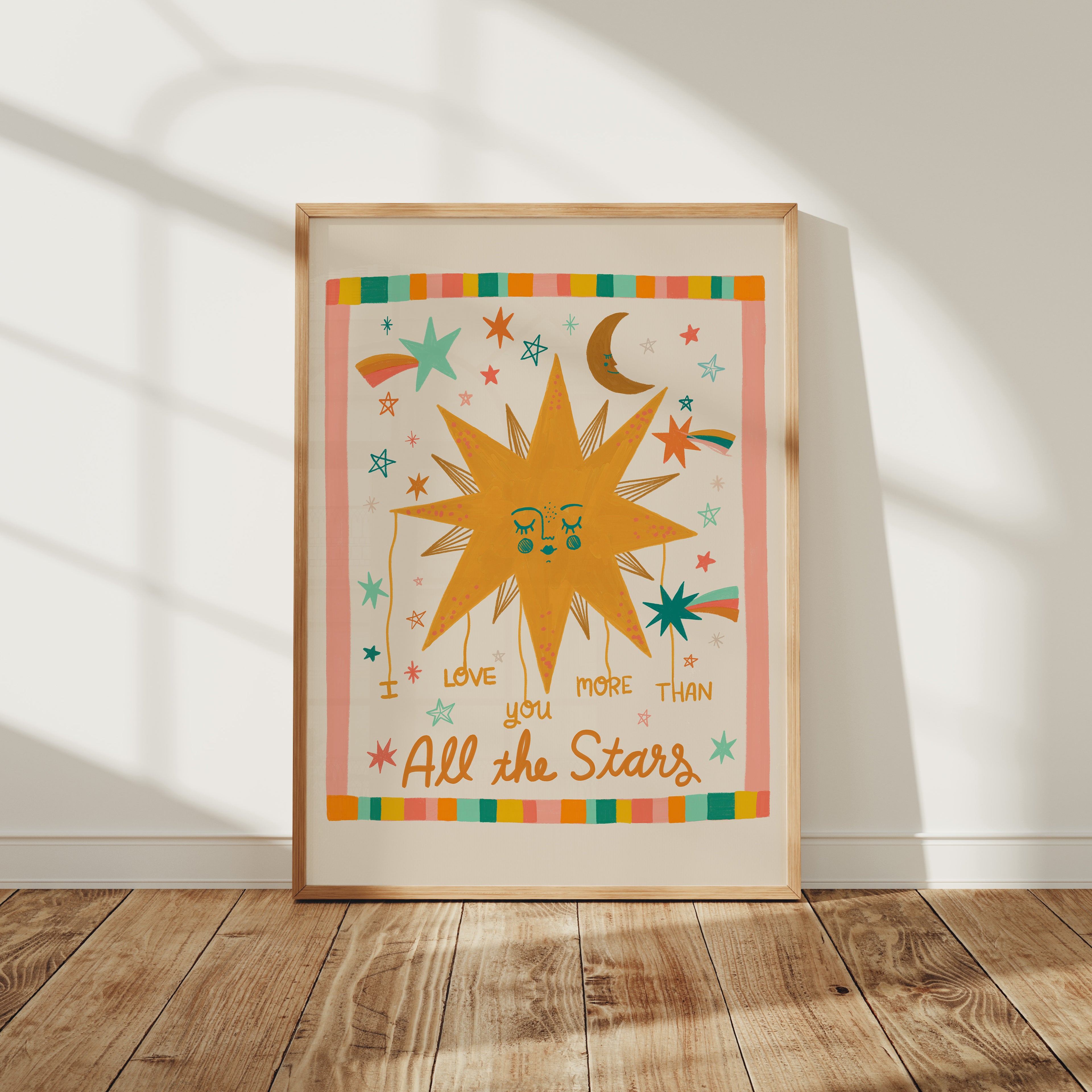I Love You More Than All the Stars - Art Print