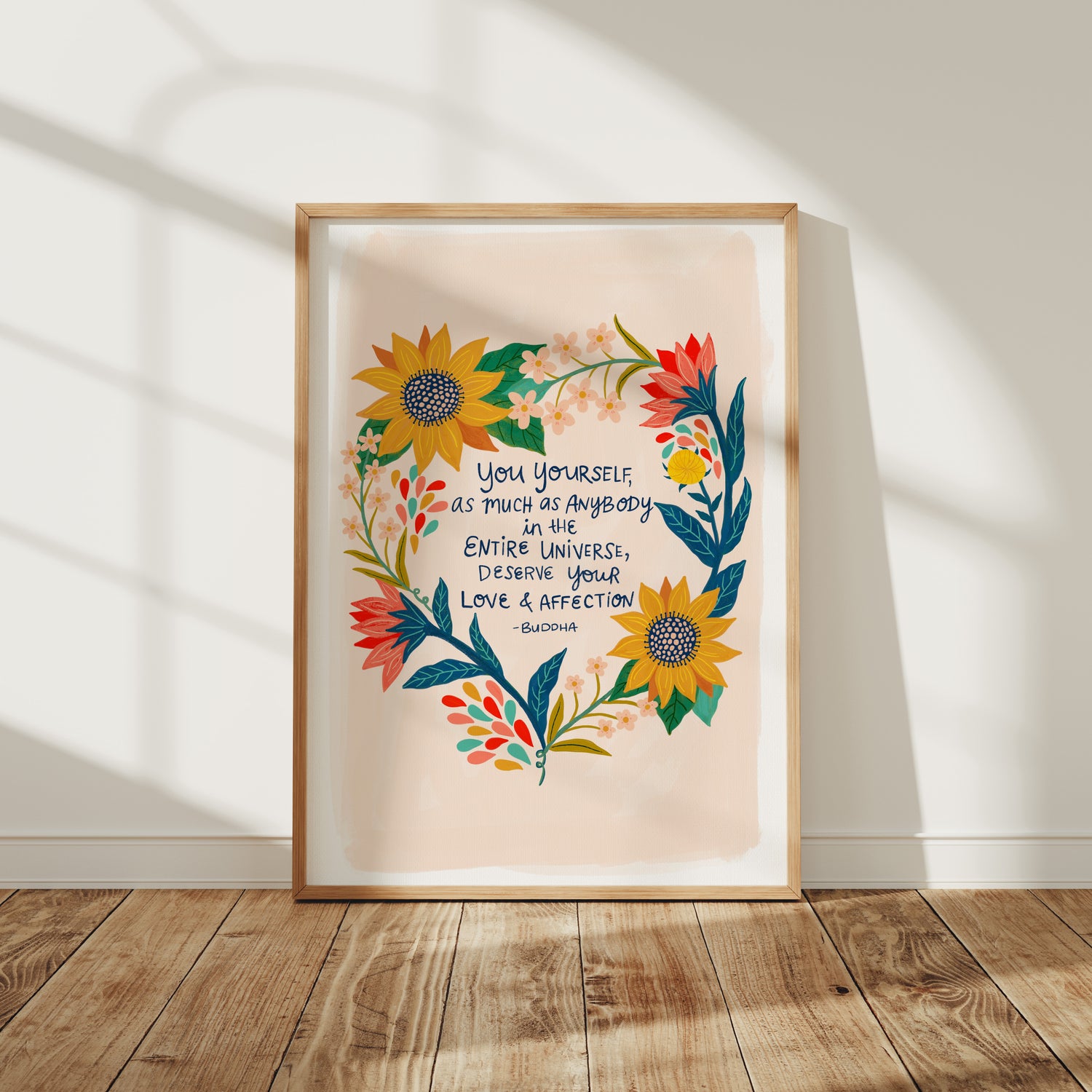 Buddha Self Love - Art Print