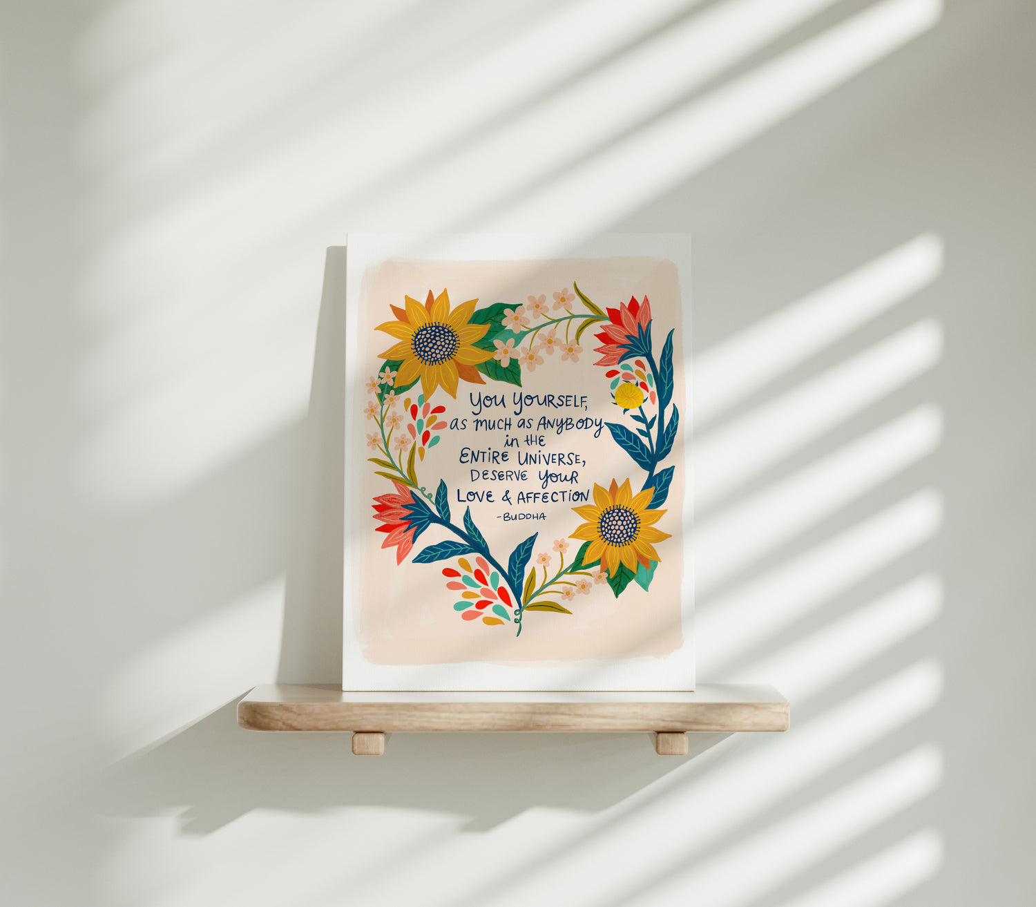 Buddha Self Love - Art Print