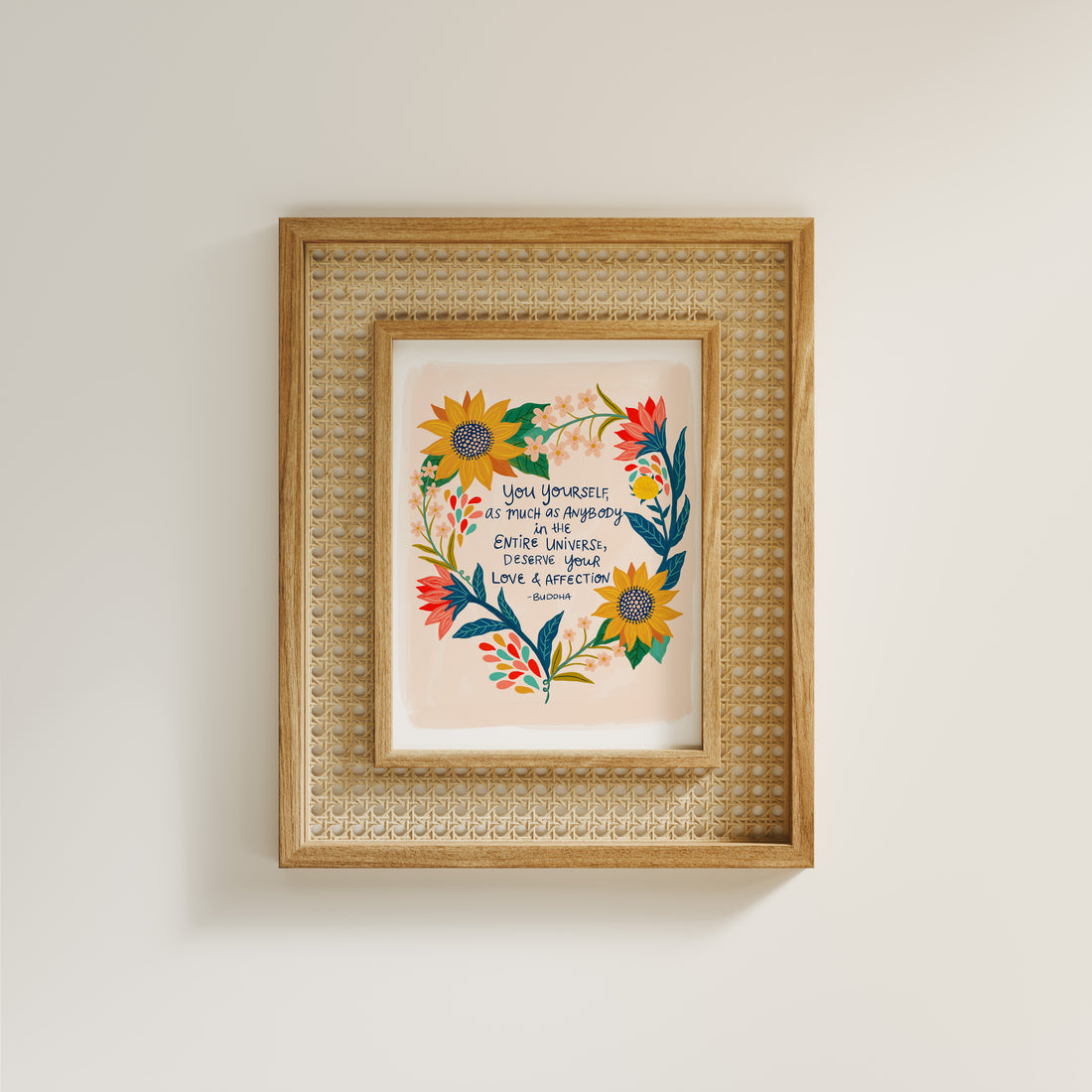 Buddha Self Love - Art Print