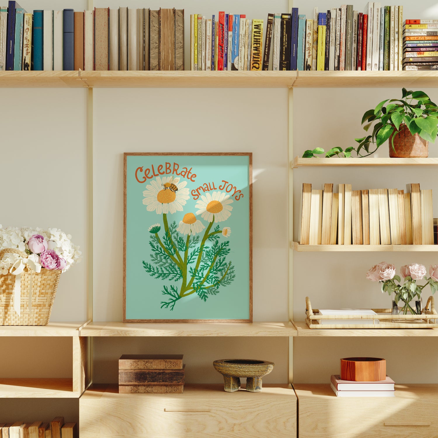 Celebrate Small Joys Art Print