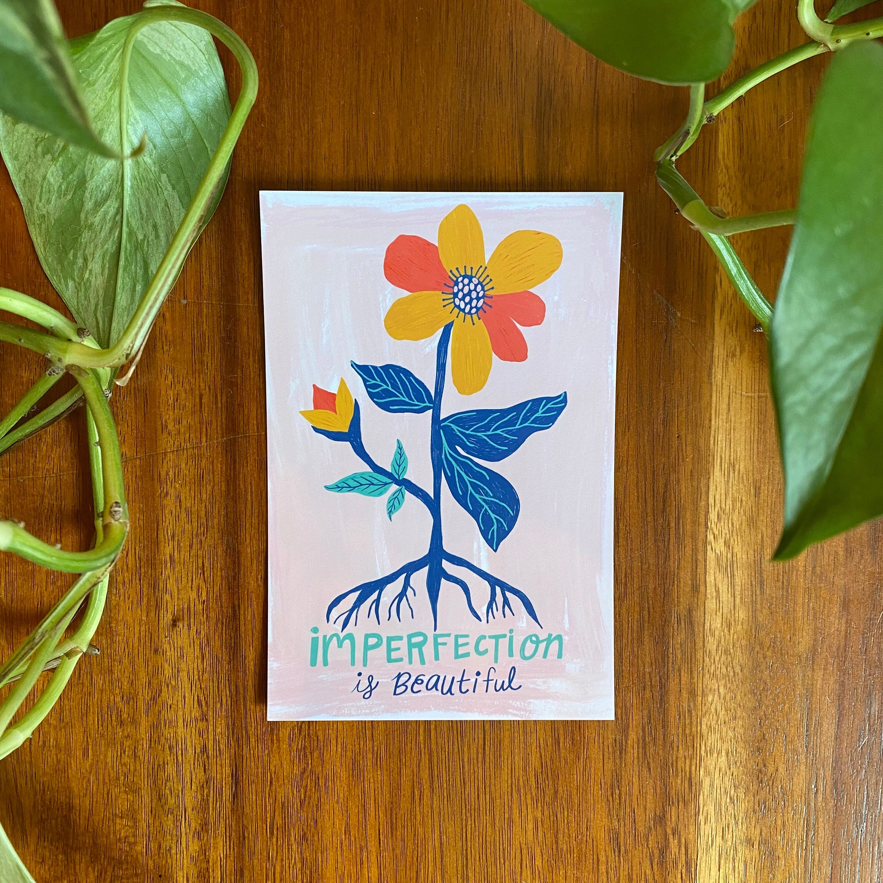 Nature Postcard Set, Folk Art Stationery, Pen Pal Cards, Botanical Mail