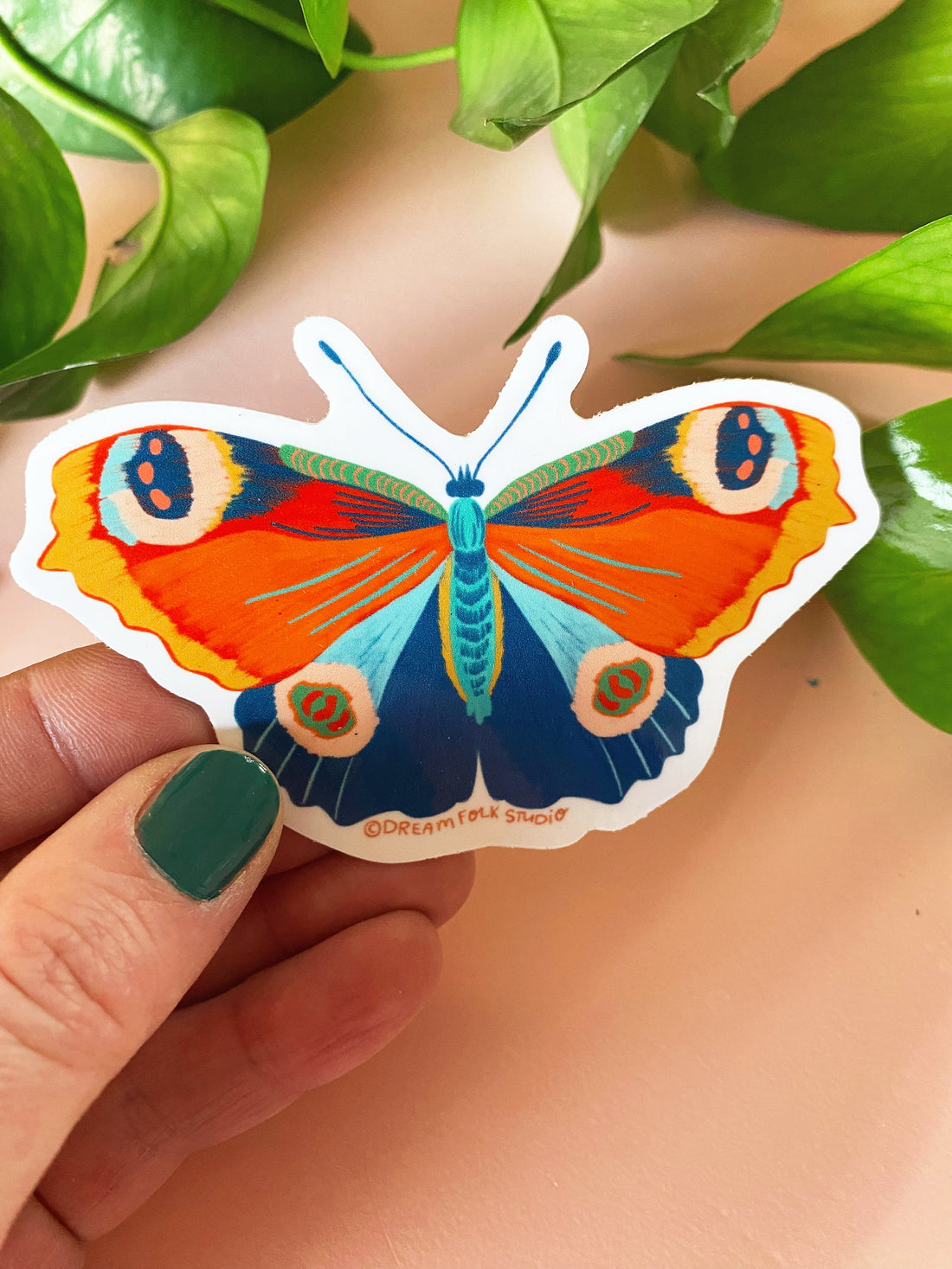 Kaleidoscope Butterfly Sticker