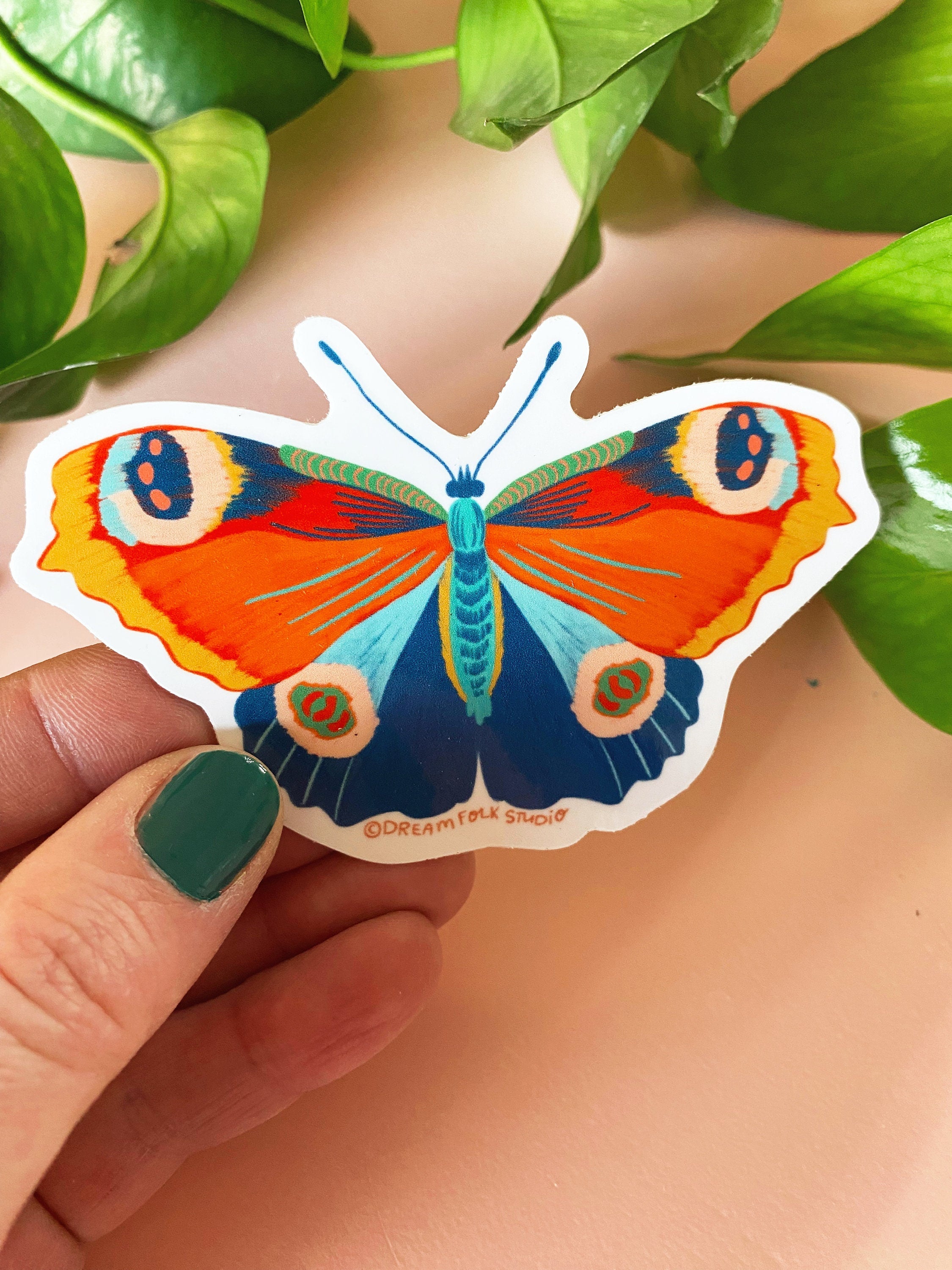 Kaleidoscope Butterfly Sticker
