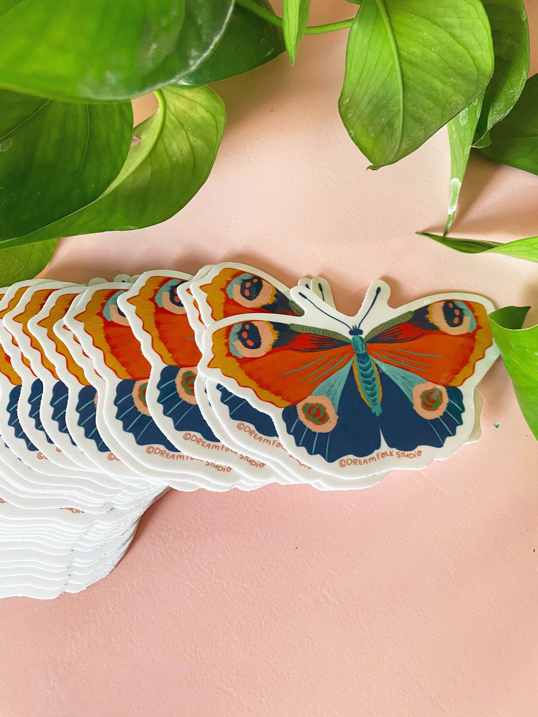 Kaleidoscope Butterfly Sticker