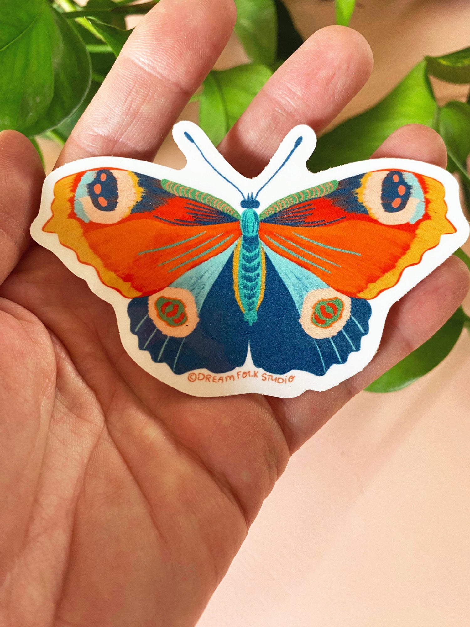 Kaleidoscope Butterfly Sticker