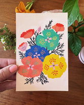 Flower Postcard Pack - 10 postcards