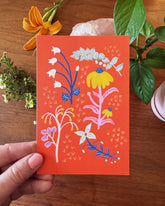 Flower Postcard Pack - 10 postcards
