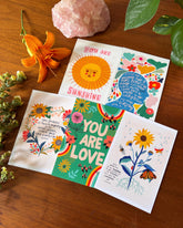 Artist Inspiration Cards, Creative Quote Postcards, Studio Desk Art Set