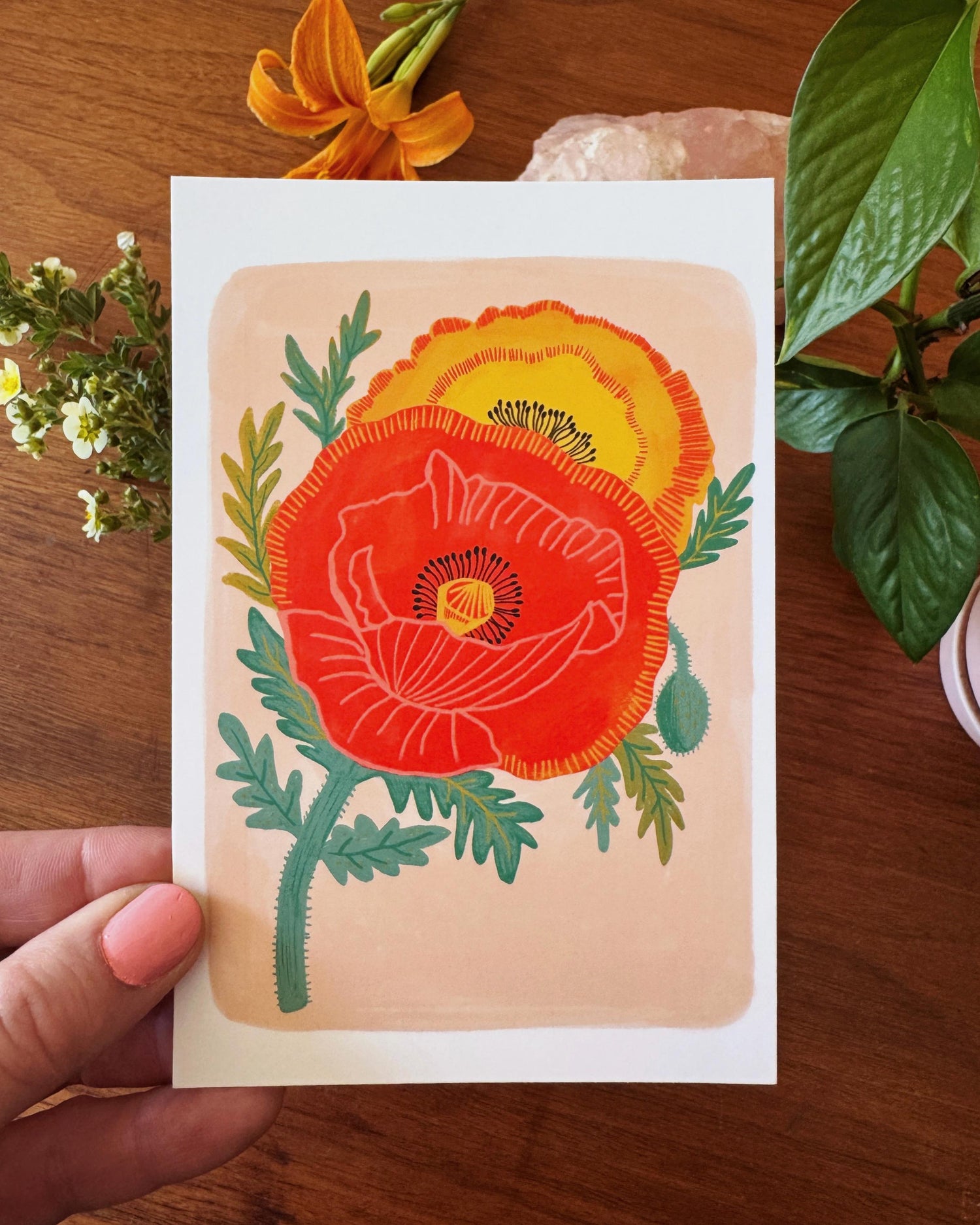 Flower Postcard Pack - 10 postcards