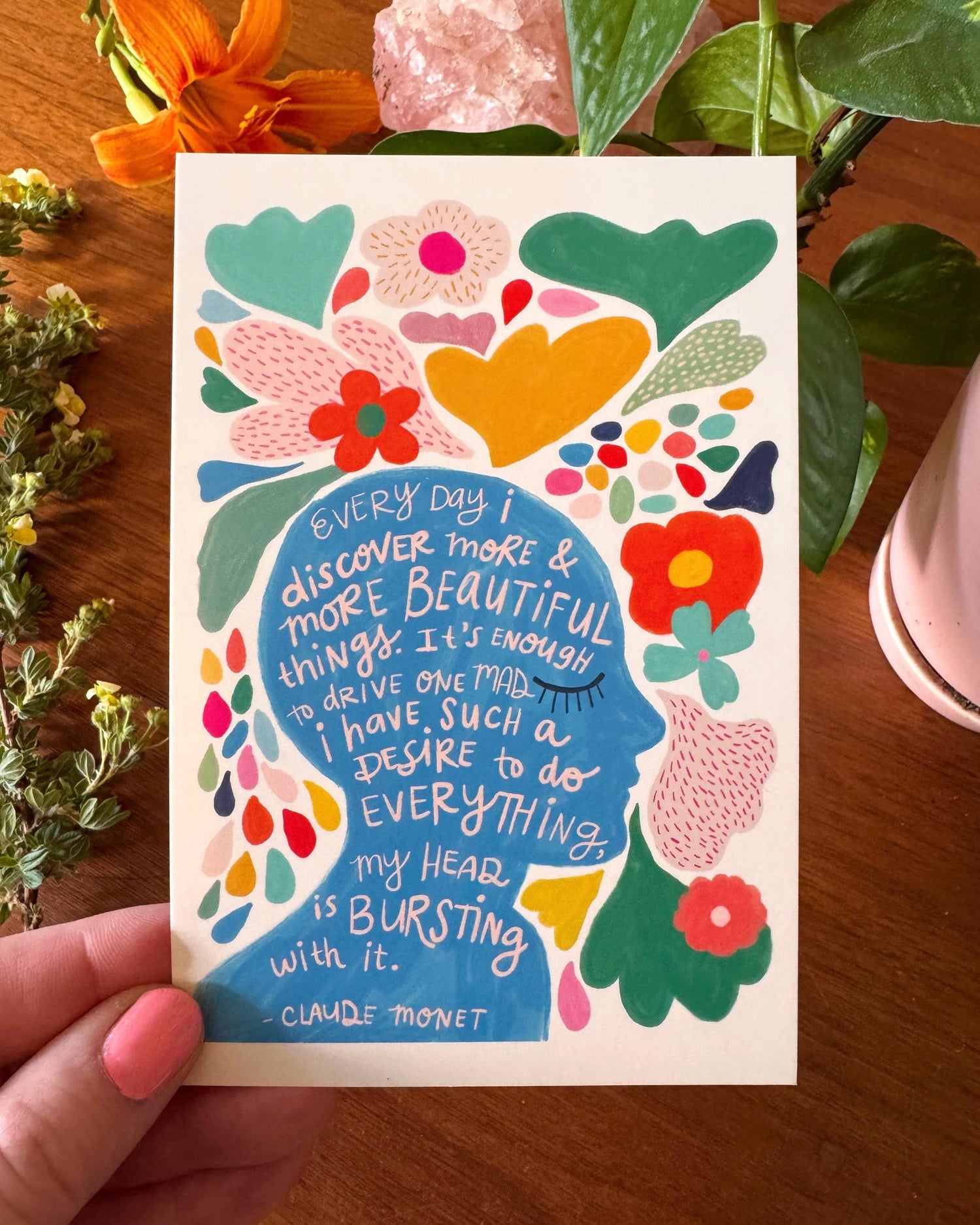 Positive Affirmation Cards, Encouragement Gift, Inspirational Quote Art Set