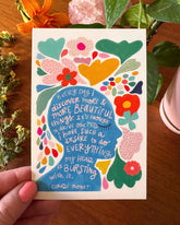 Positive Affirmation Cards, Encouragement Gift, Inspirational Quote Art Set