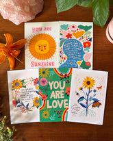 Positive Affirmation Cards, Encouragement Gift, Inspirational Quote Art Set