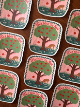 Take What You Need Sticker, Apple Tree and Deer, Nature Lover Sticker