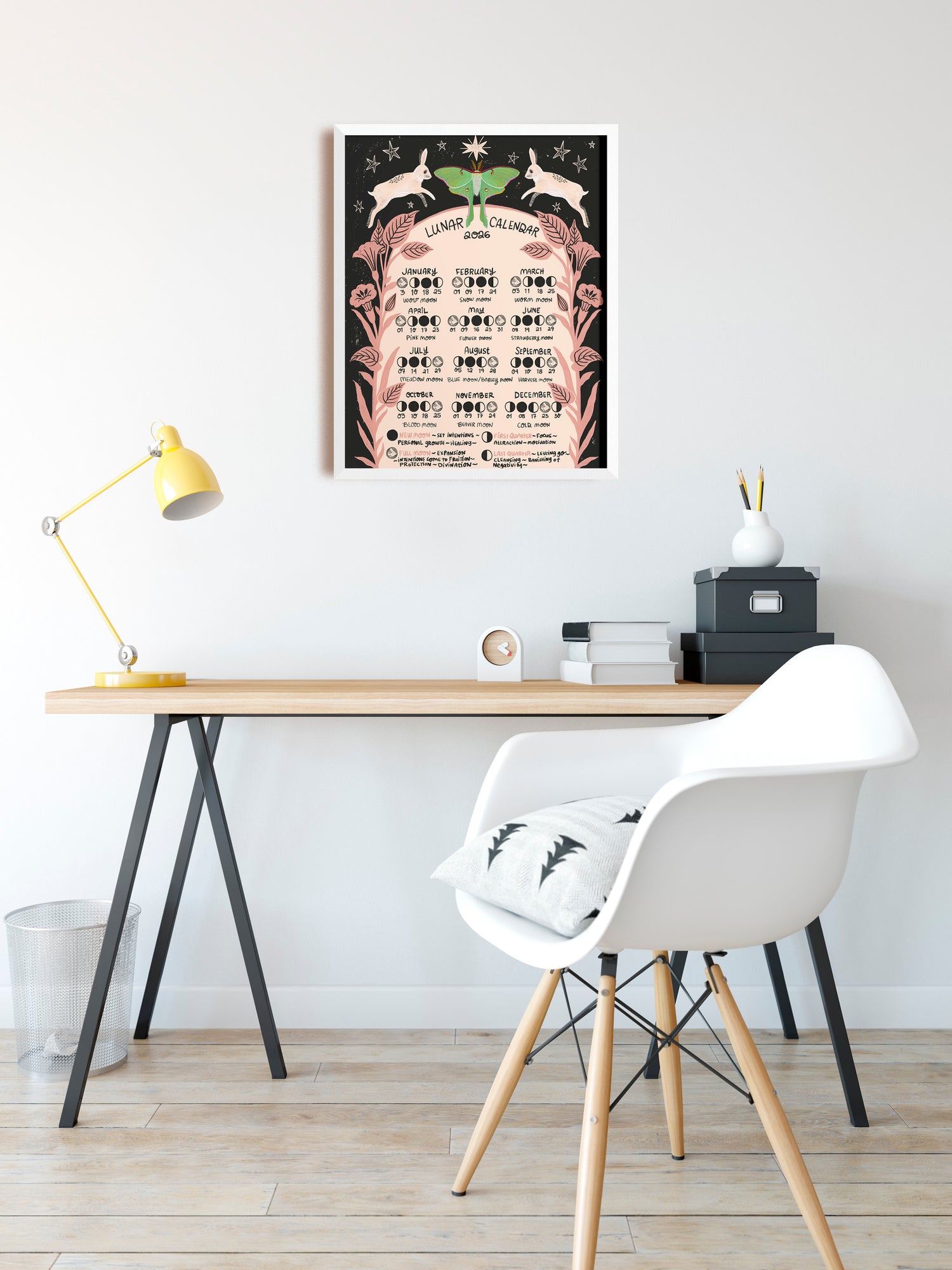 2026 Lunar Calendar - Art Print